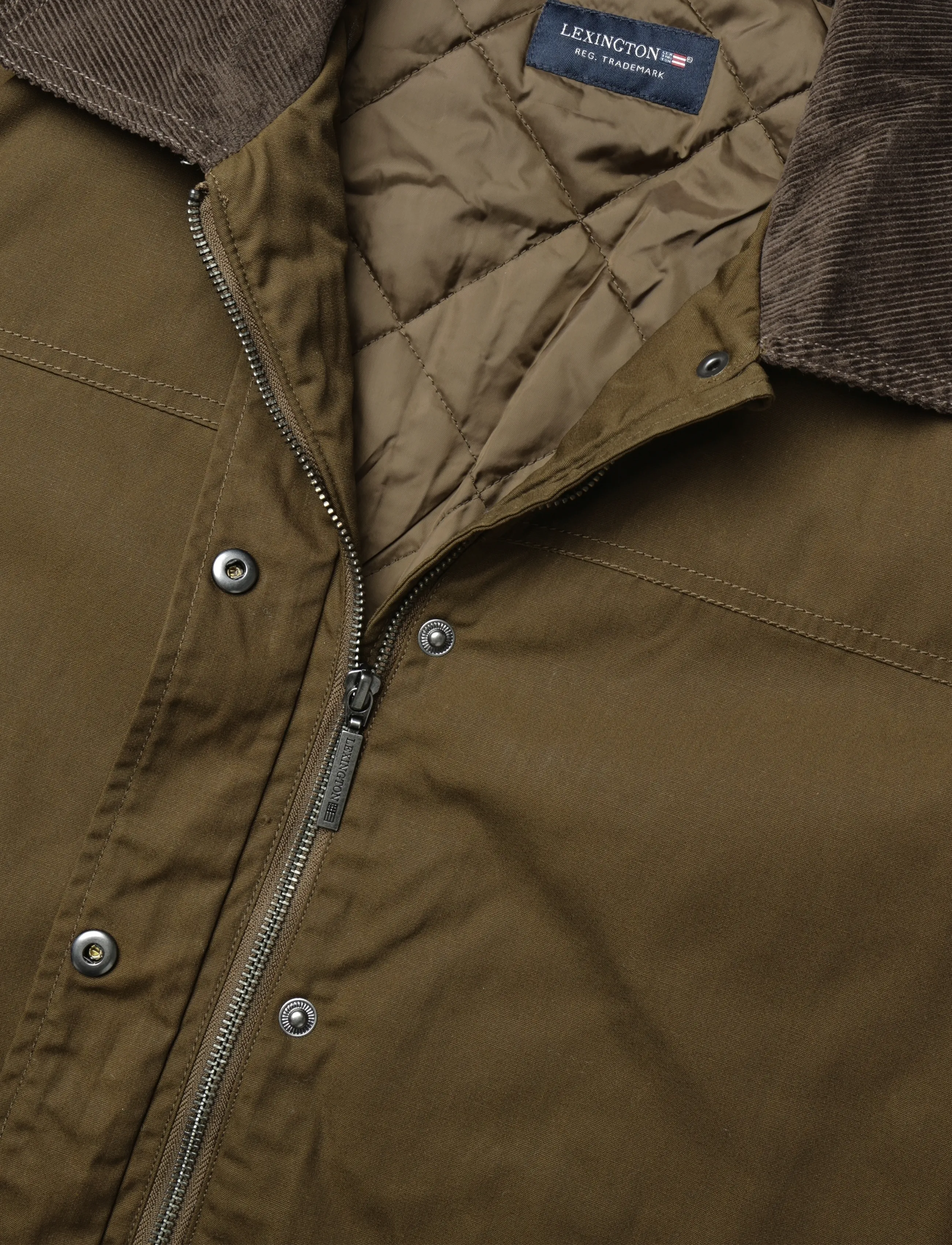 Lexington Clothing - Country Jacket - hagnýtir jakkar - dark olive green - 2
