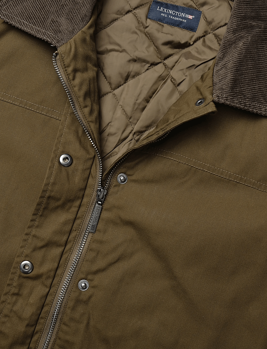 Lexington Clothing - Country Jacket - hagnýtir jakkar - dark olive green - 2