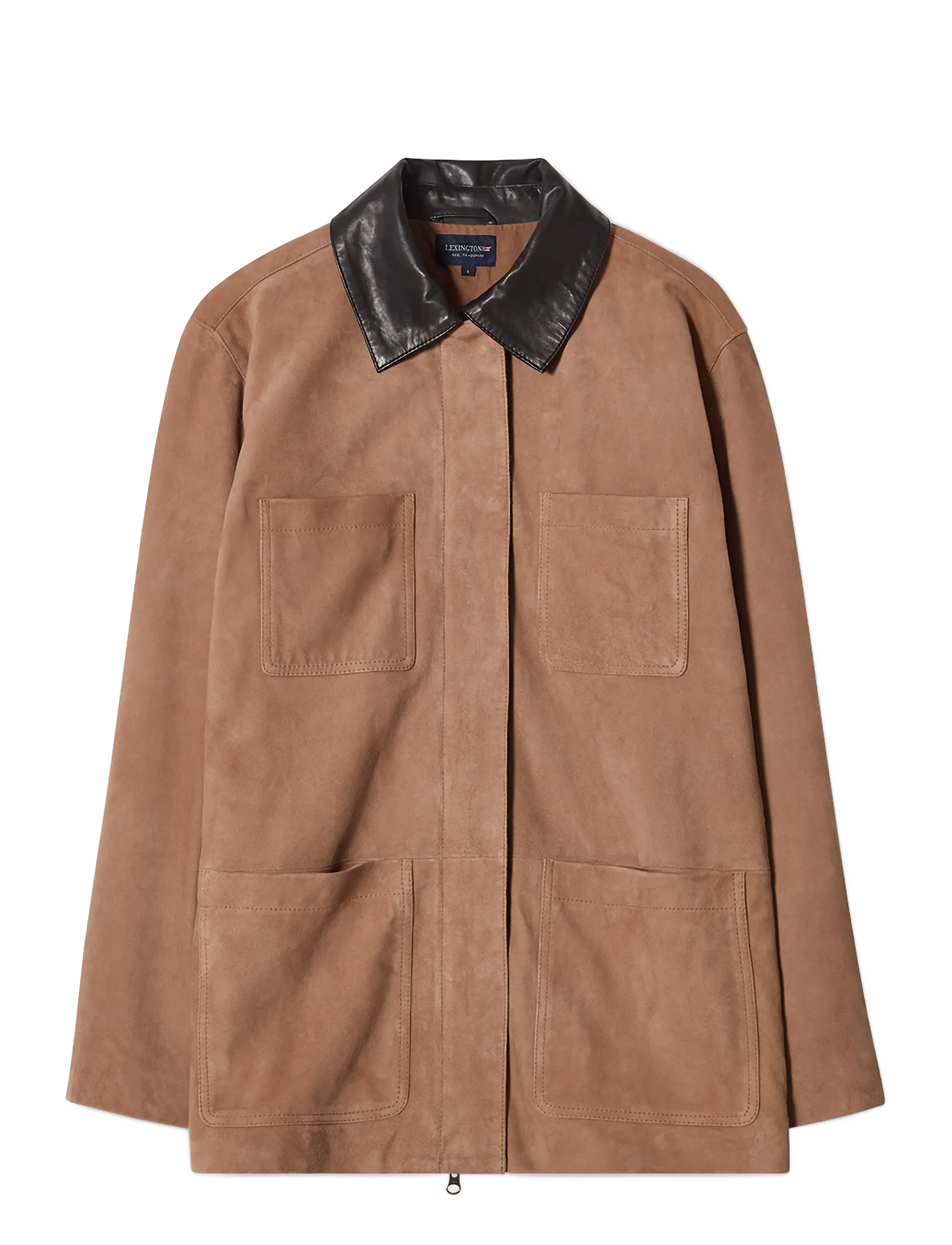 Lexington Clothing Suede Jacket - Nyheter - LIGHT BEIGE/BROWN / brown