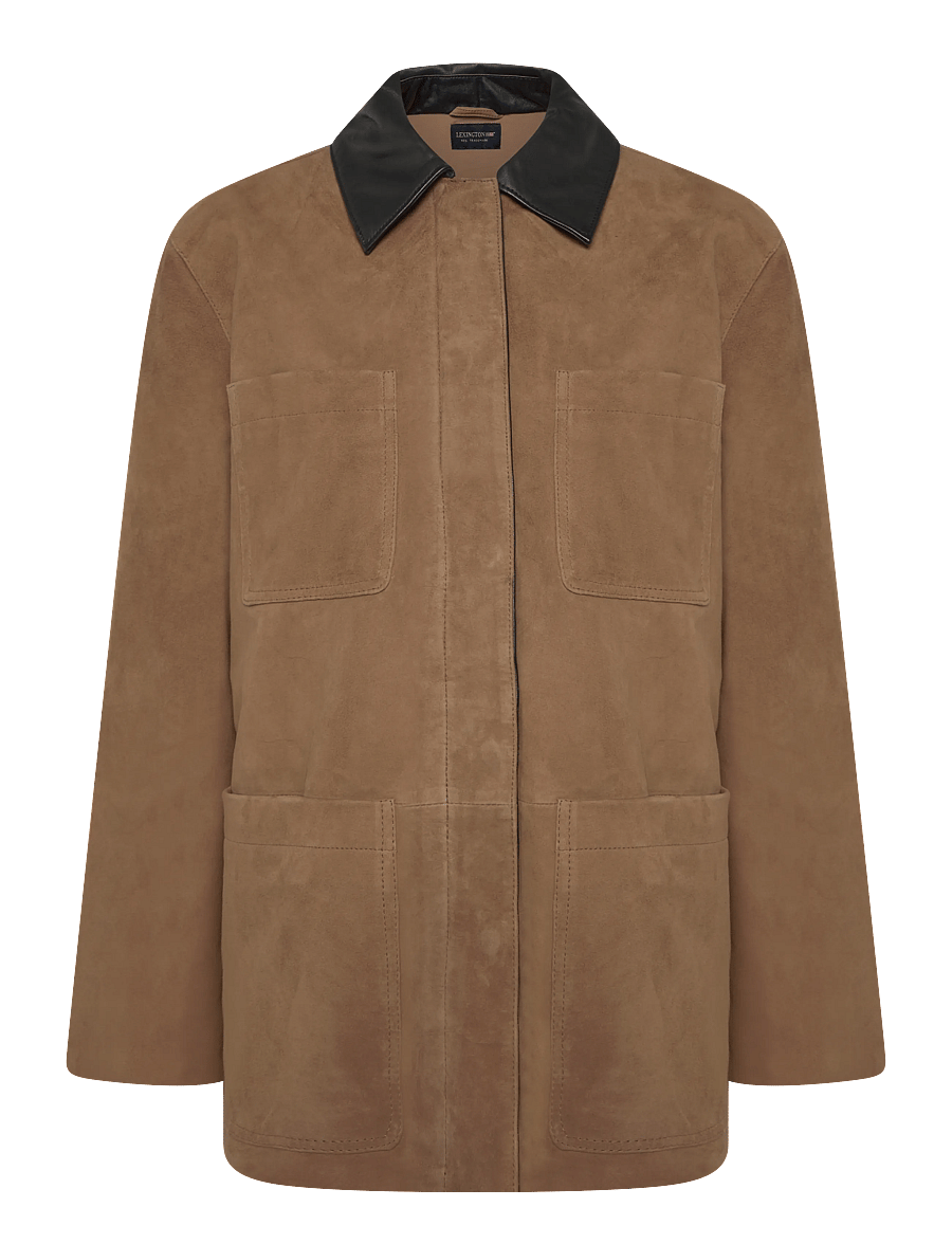 Lexington Clothing - Suede Jacket - utility-jacken - light beige/brown - 0