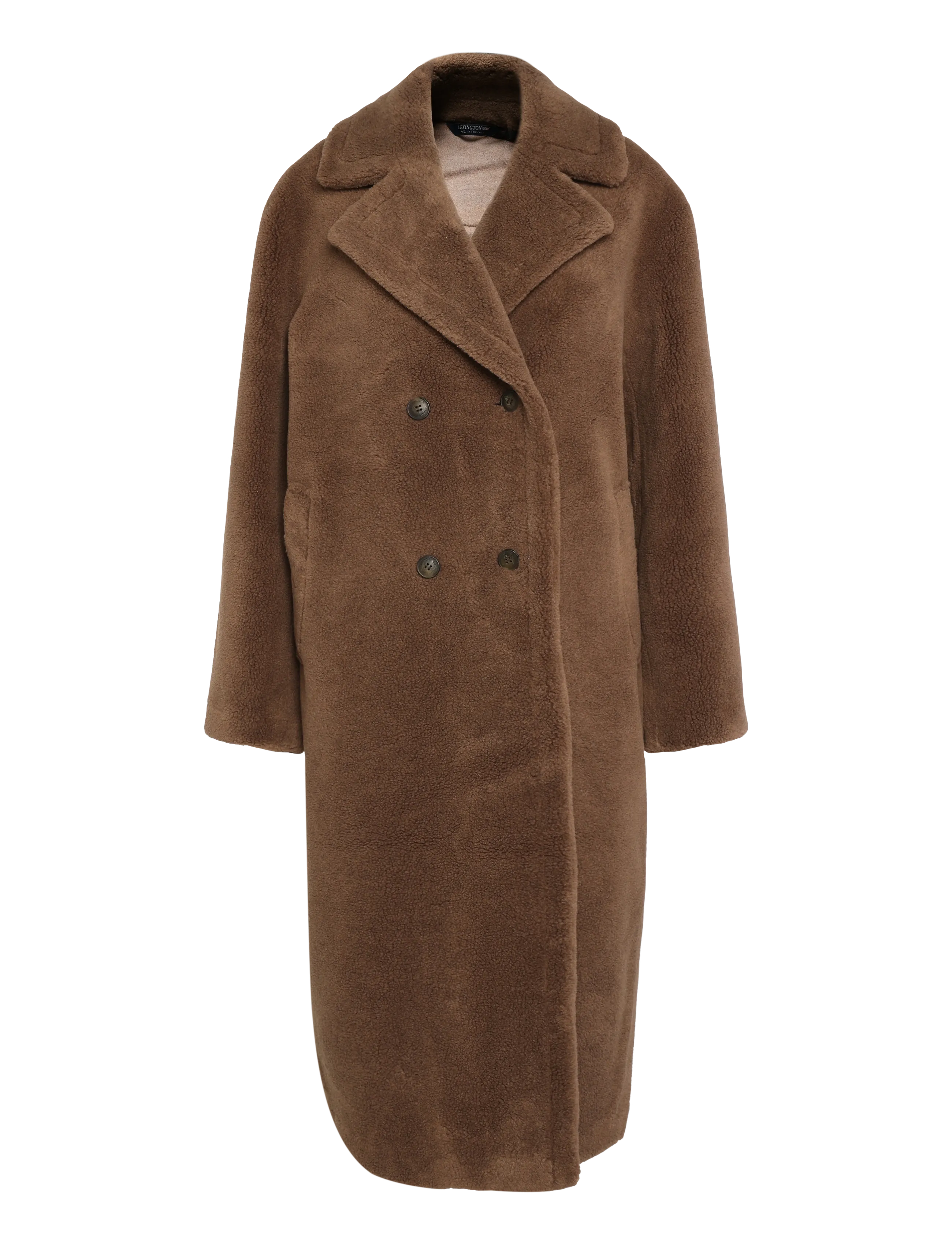 Lexington Clothing Teddy Coat - Kápur - BROWN / brown