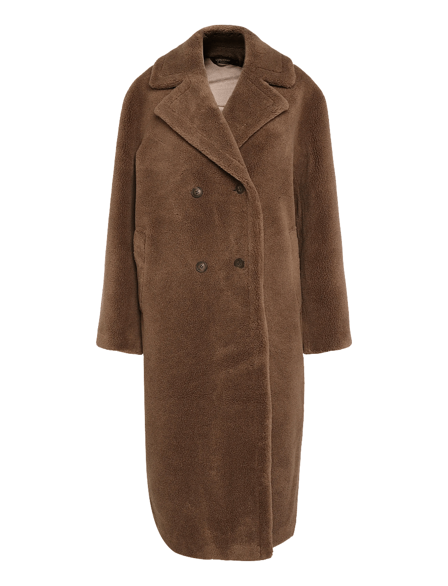 Lexington Clothing - Teddy Coat - mäntel - brown - 0