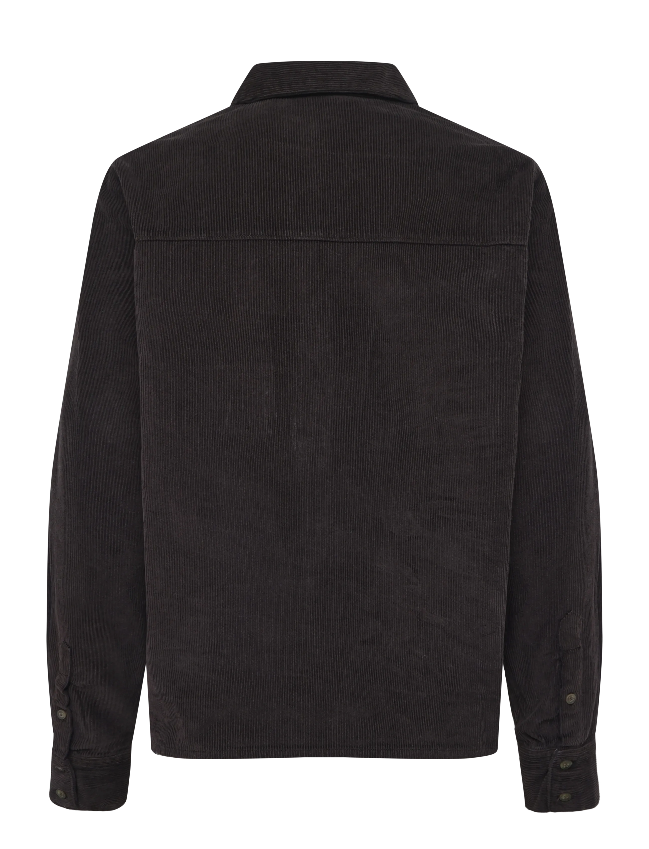 Lexington Clothing - Cropped Corduroy Shirt - langärmlige hemden - dark brown - 2