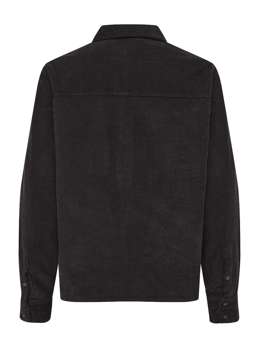 Lexington Clothing - Cropped Corduroy Shirt - langärmlige hemden - dark brown - 2