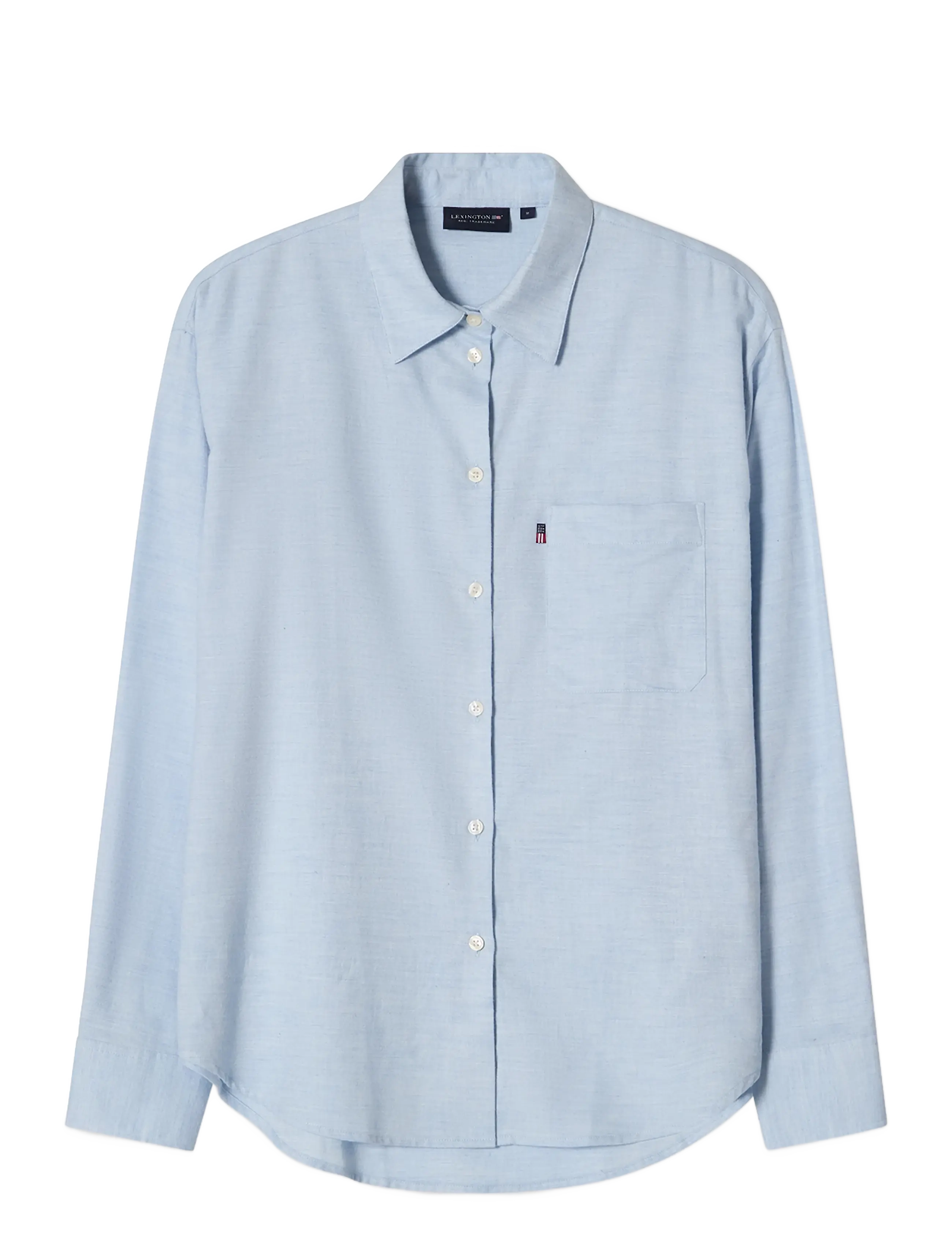 Lexington Clothing Casual Fit Flannel Shirt - Hemden - LIGHT BLUE MELANGE / blue