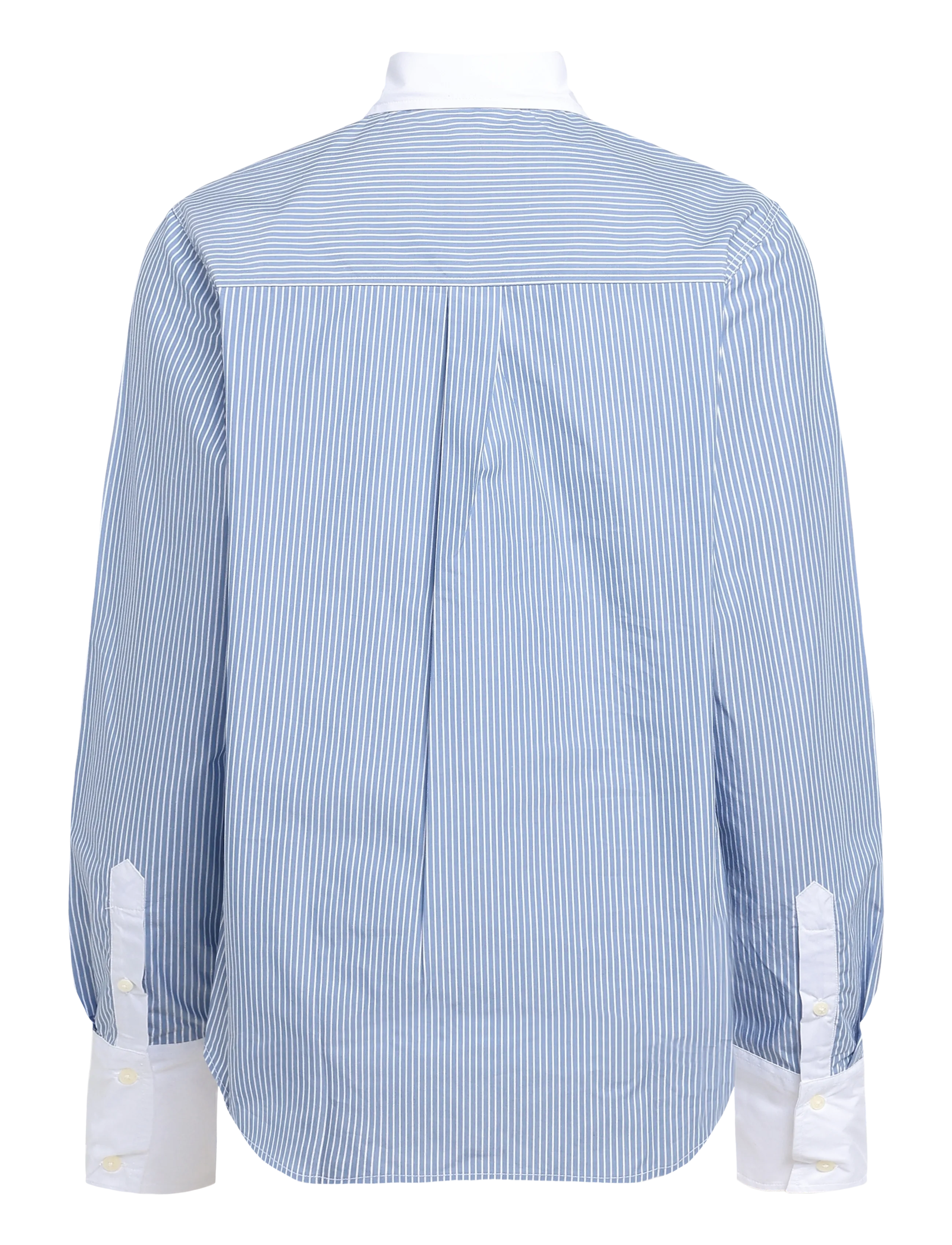 Lexington Clothing - Classic Fit Contrast Collar and Cuffs - langærmede skjorter - blue/white stripe - 1