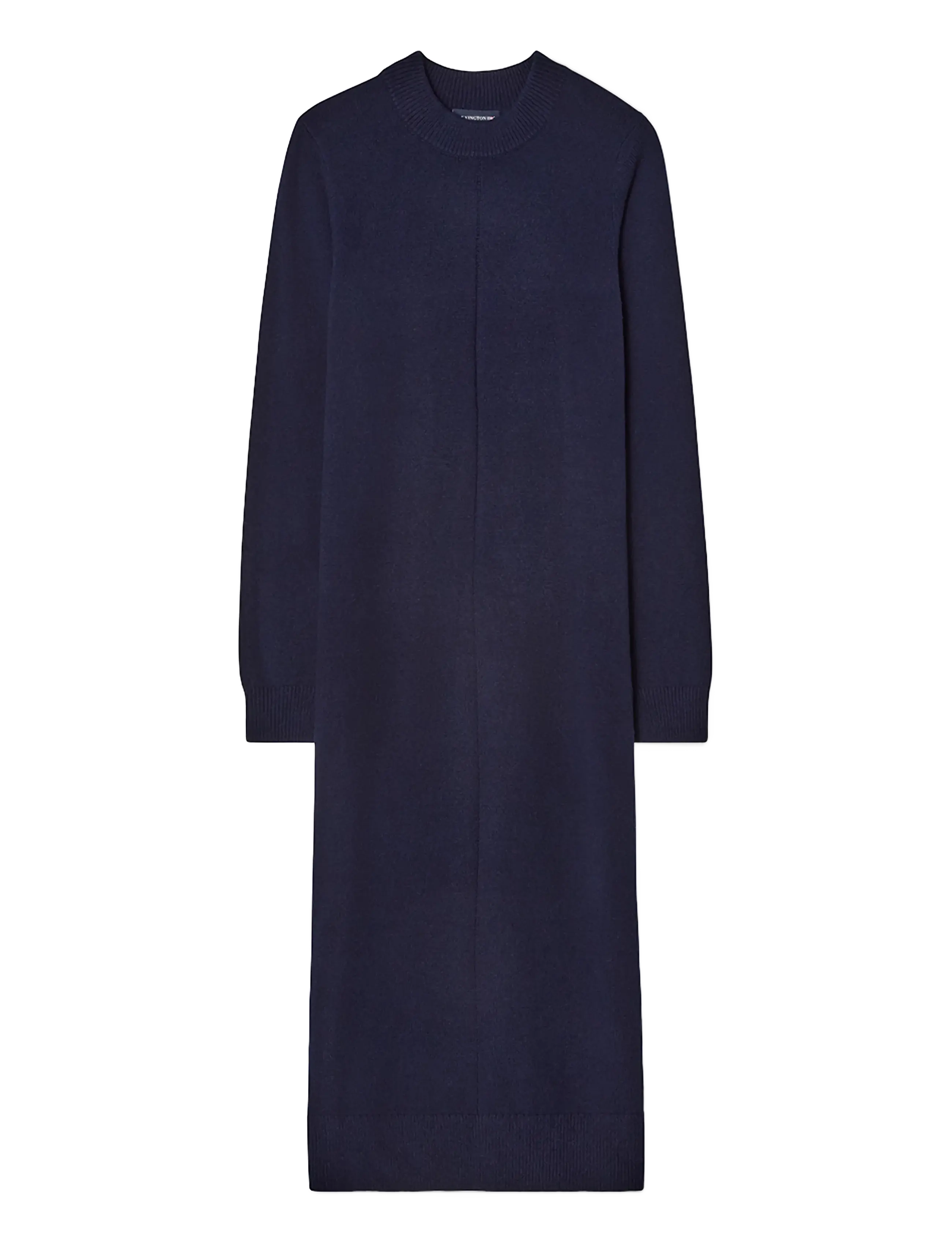 Lexington Clothing Straight Fit Knitted Long Dress - Hverdags stil - NAVY / navy