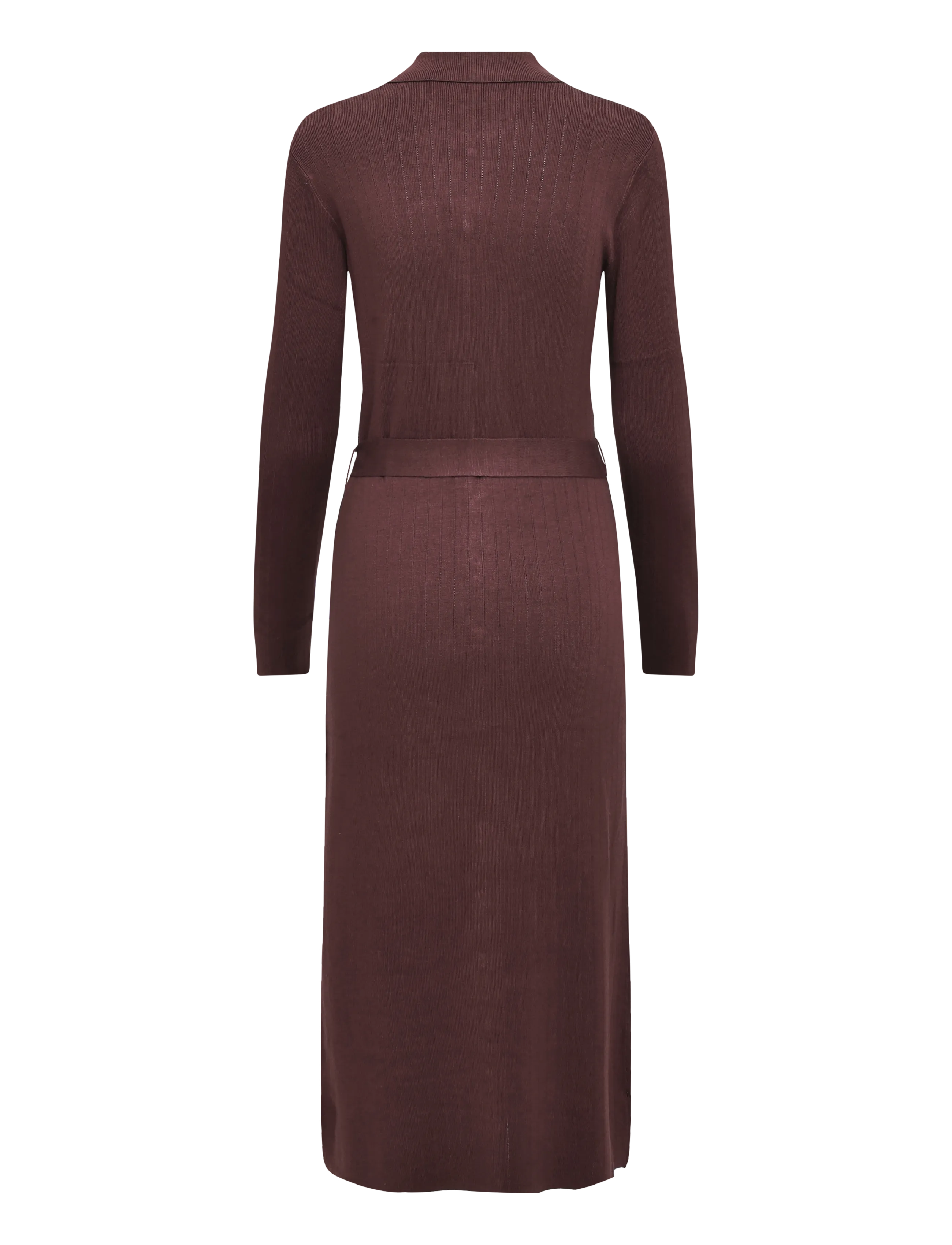 Lexington Clothing - Polo Neck Dress - strickkleider - dark burgundy - 1