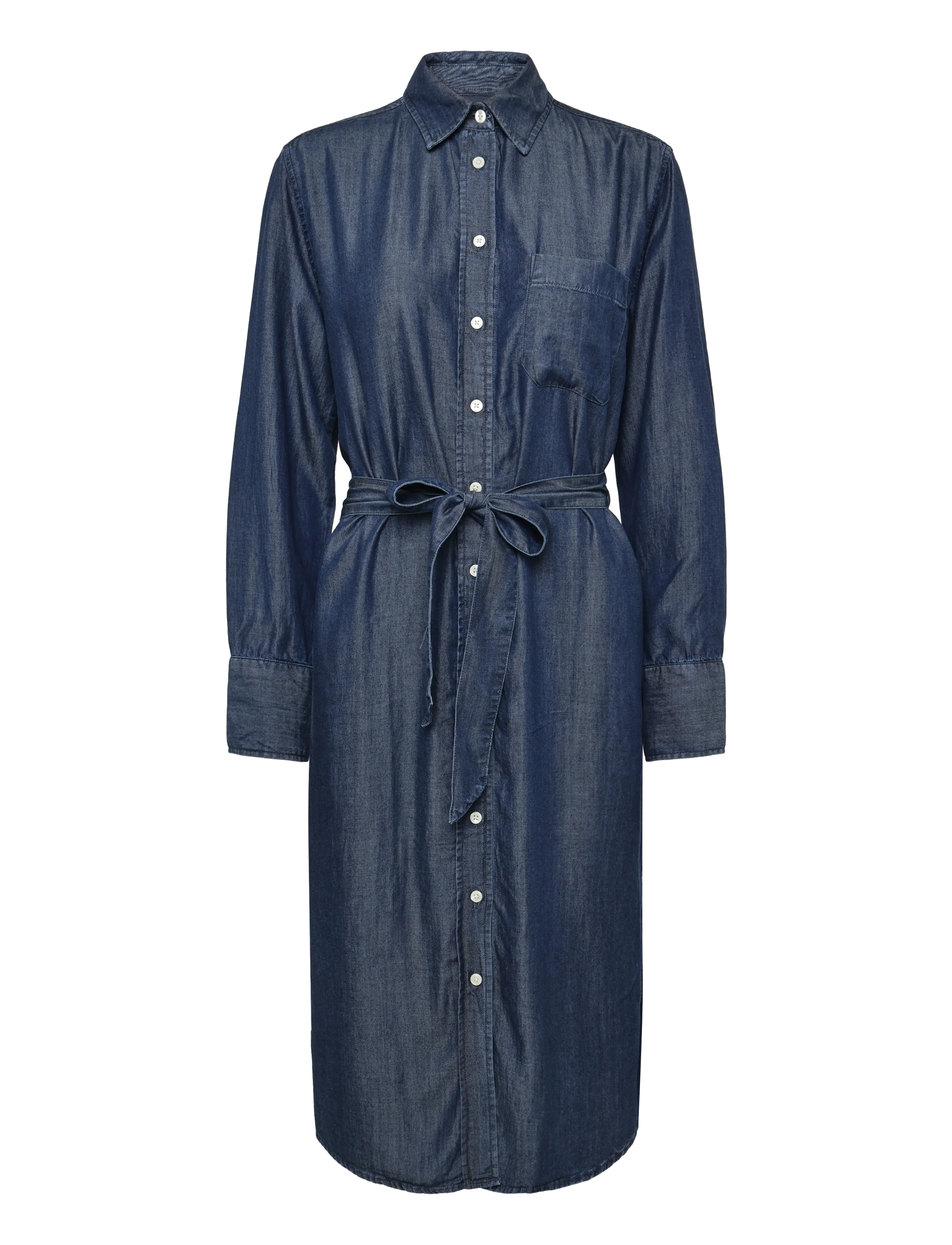Casual Fit Lyocell Shirt Dress