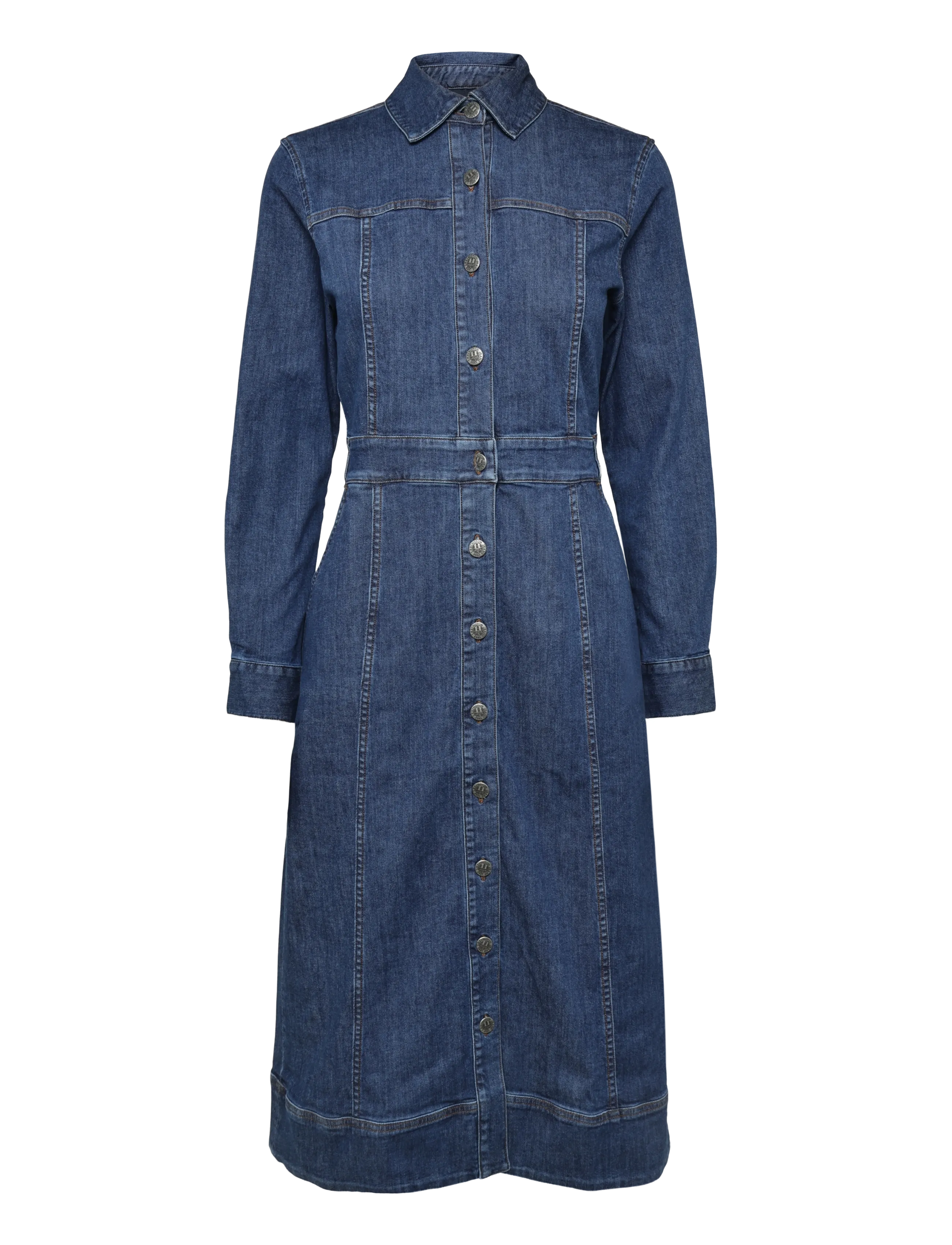 Lexington Clothing Midi Denim Dress - Kjoler - INDIGO / navy