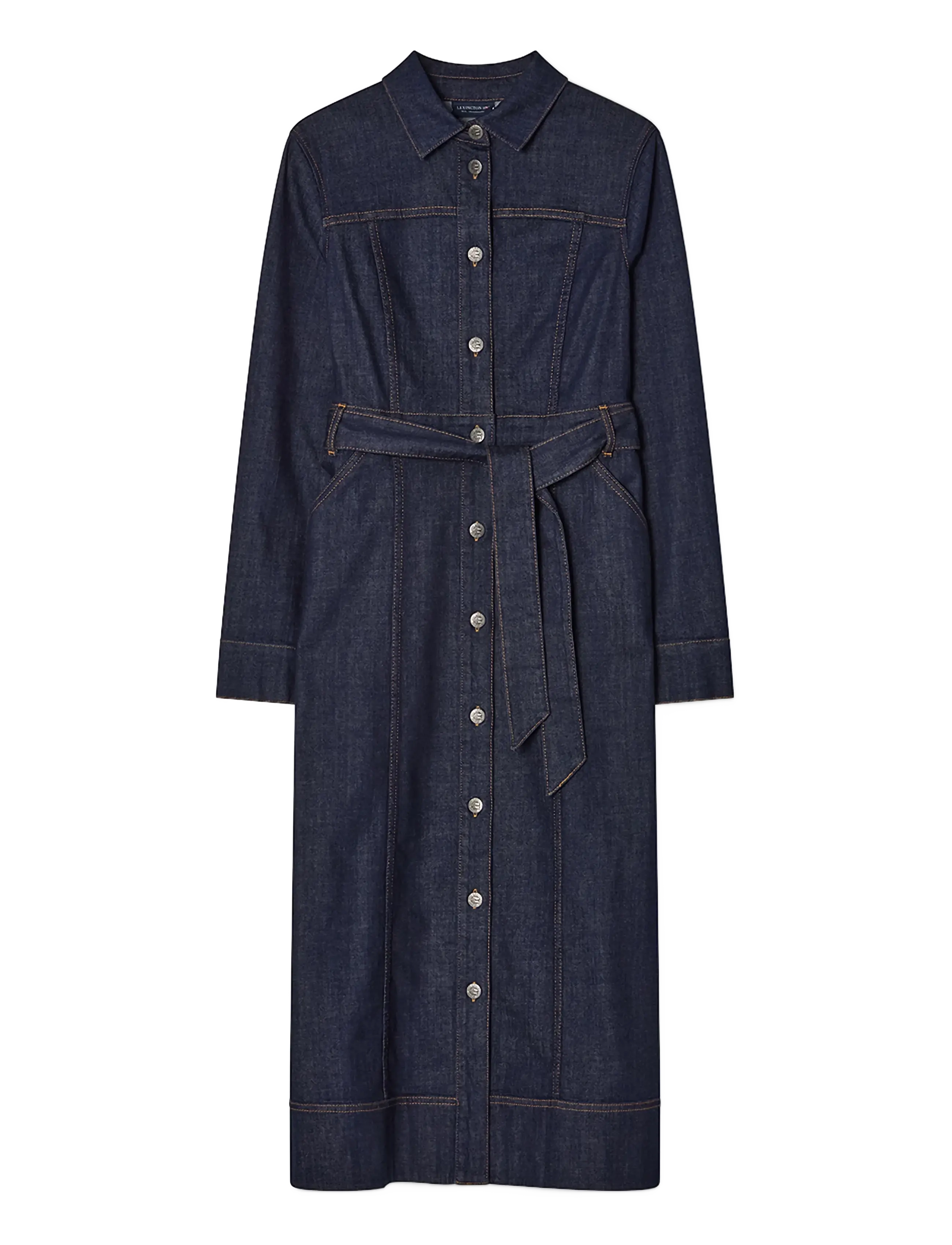 Lexington Clothing Midi Denim Dress - Jeansmode - INDIGO / navy