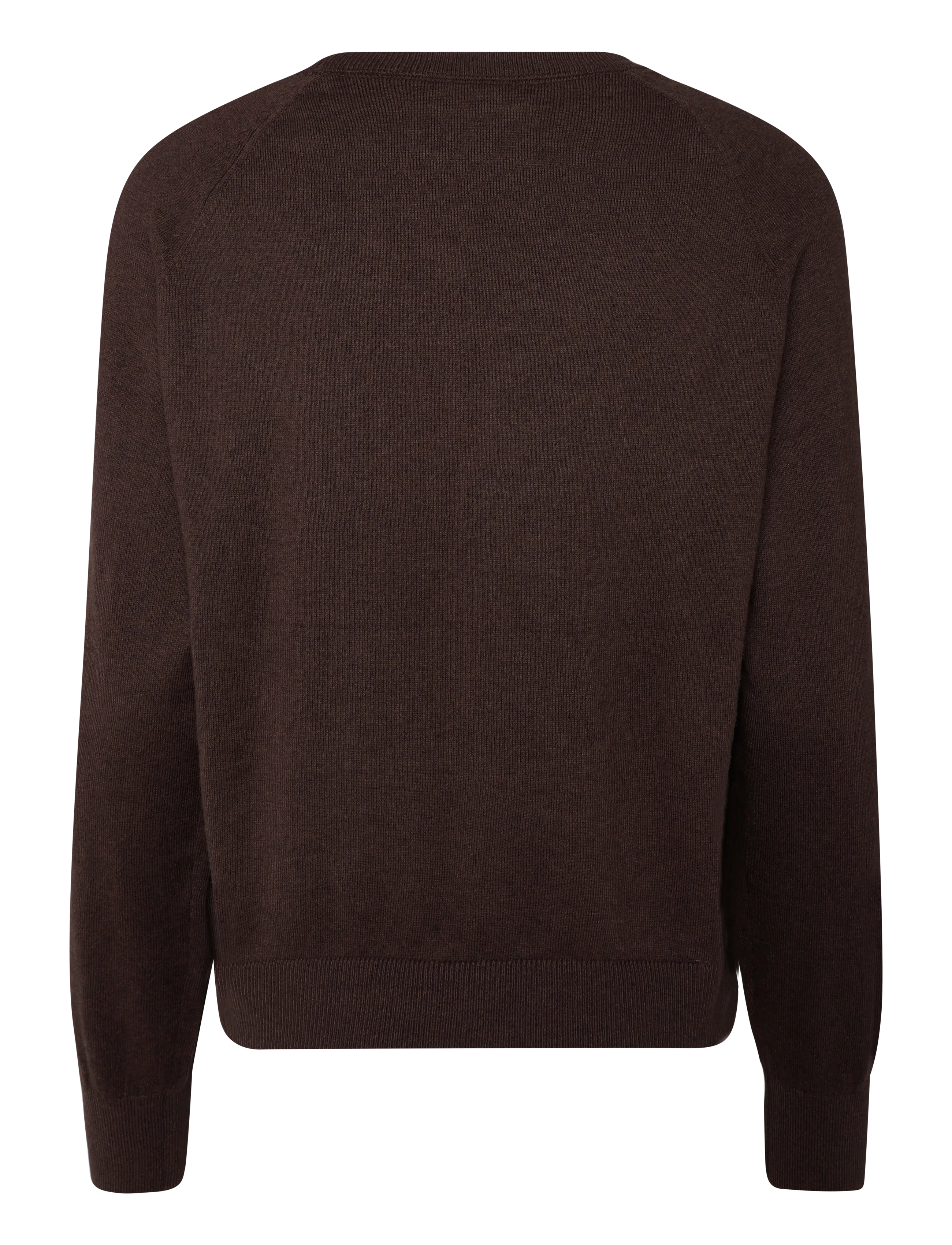 Lexington Clothing - Cashmere Blend Raglan Sweater - kampsunid - dark brown melange - 1
