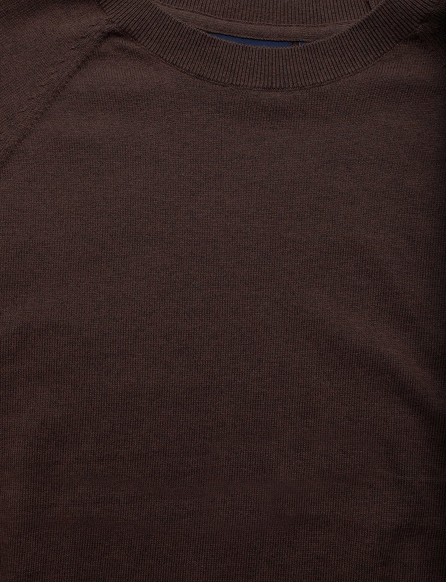 Lexington Clothing - Cashmere Blend Raglan Sweater - kampsunid - dark brown melange - 2