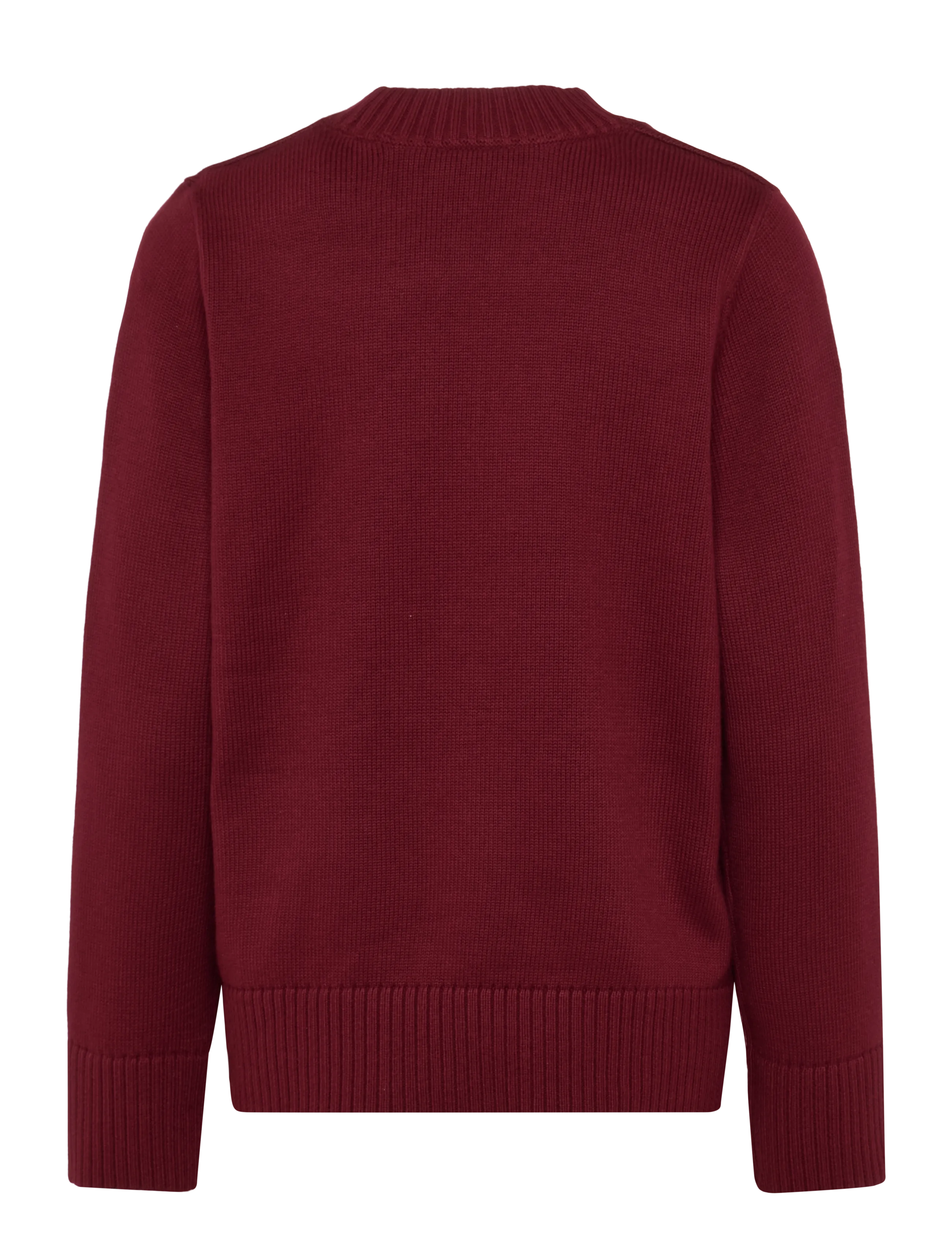 Lexington Clothing - Knitted Sweater with Shoulder Pads - pullover - light burgundy - 1