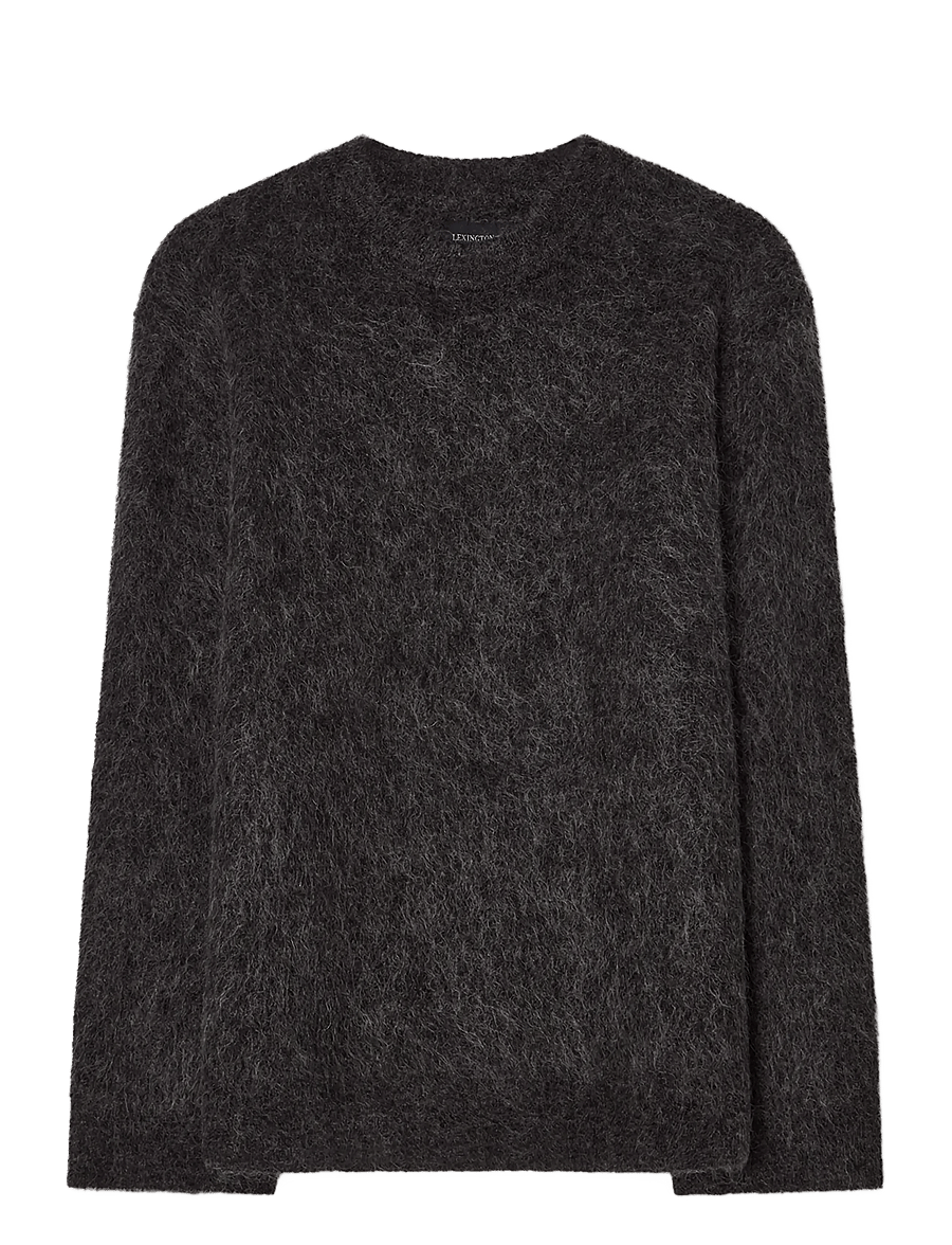 Lexington Clothing - Melange Mohair Sweater - pullover - black/gray - 0