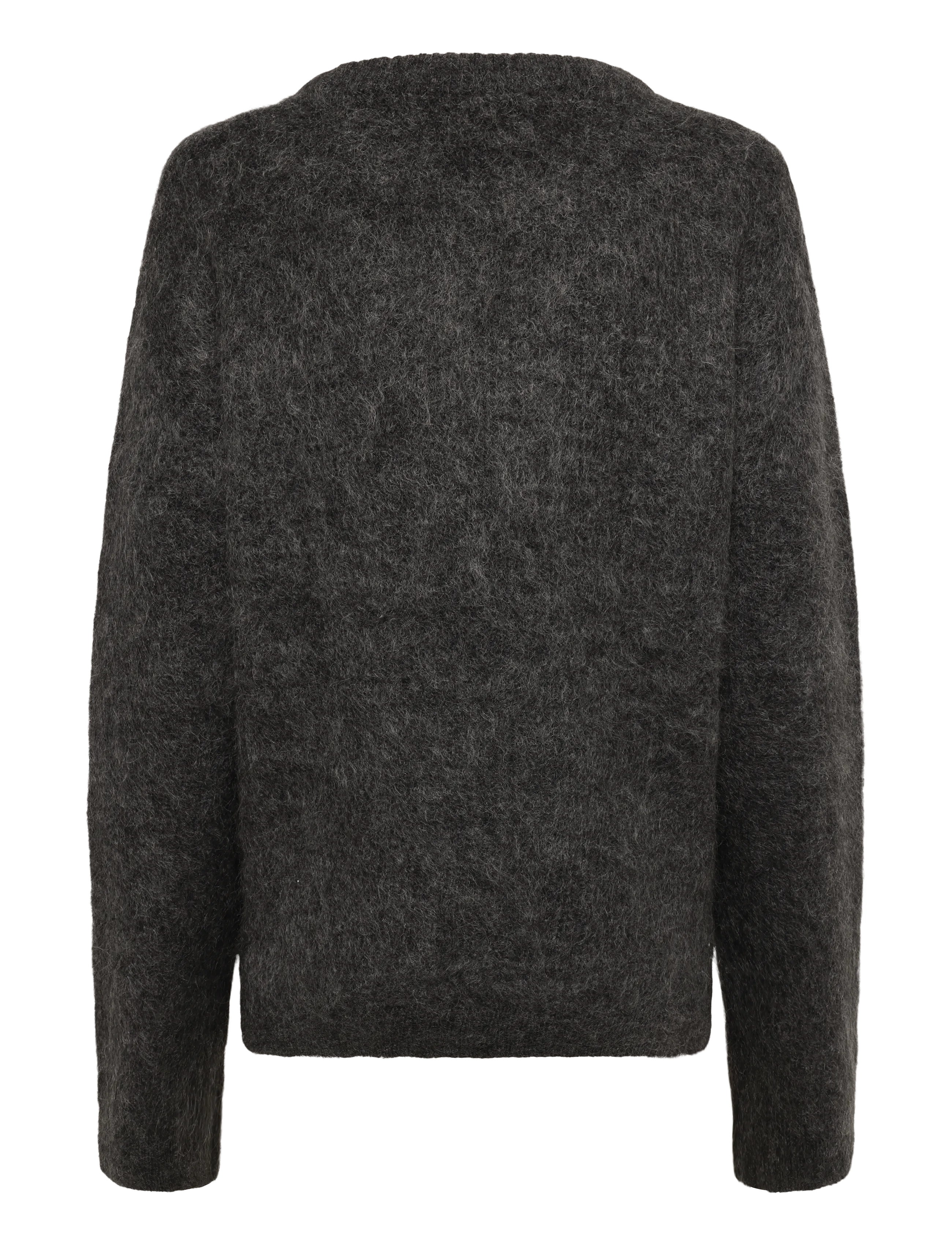 Lexington Clothing - Melange Mohair Sweater - jumpers - black/gray - 2