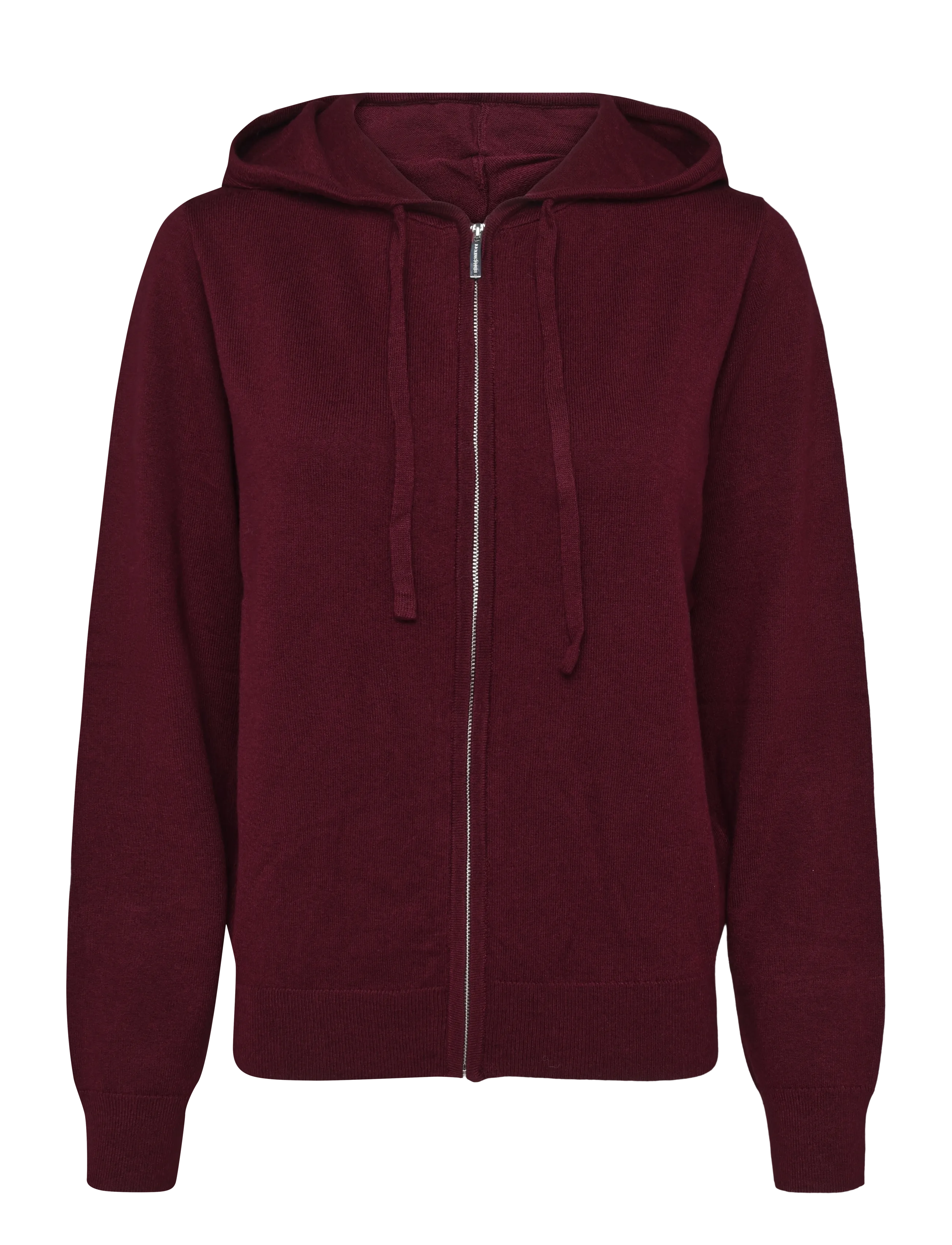 Lexington Clothing Knitted Hoodie - Strickjacken - BURGUNDY / burgundy