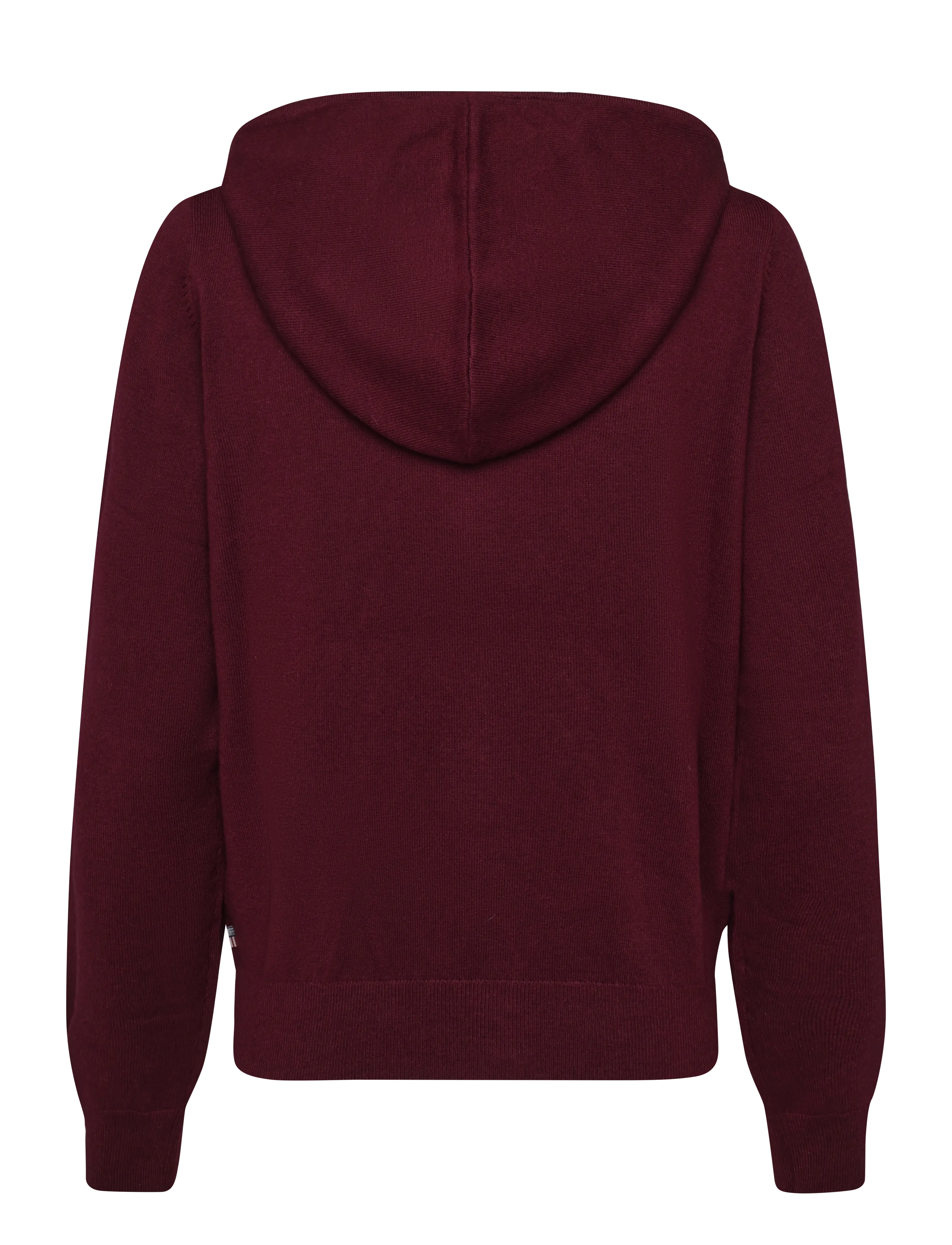 Lexington Clothing - Knitted Hoodie - strickjacken - burgundy - 1