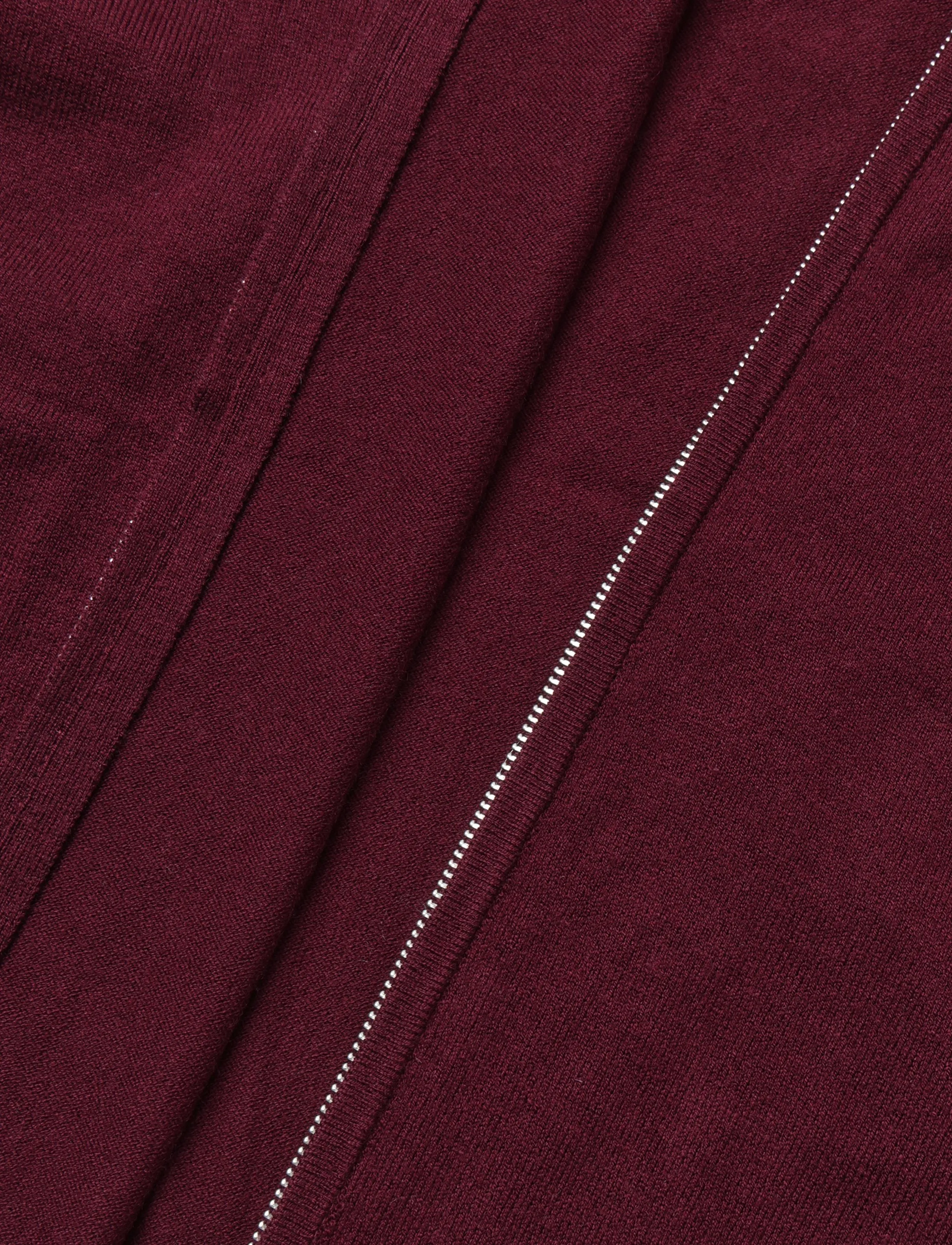 Lexington Clothing - Knitted Hoodie - strickjacken - burgundy - 4