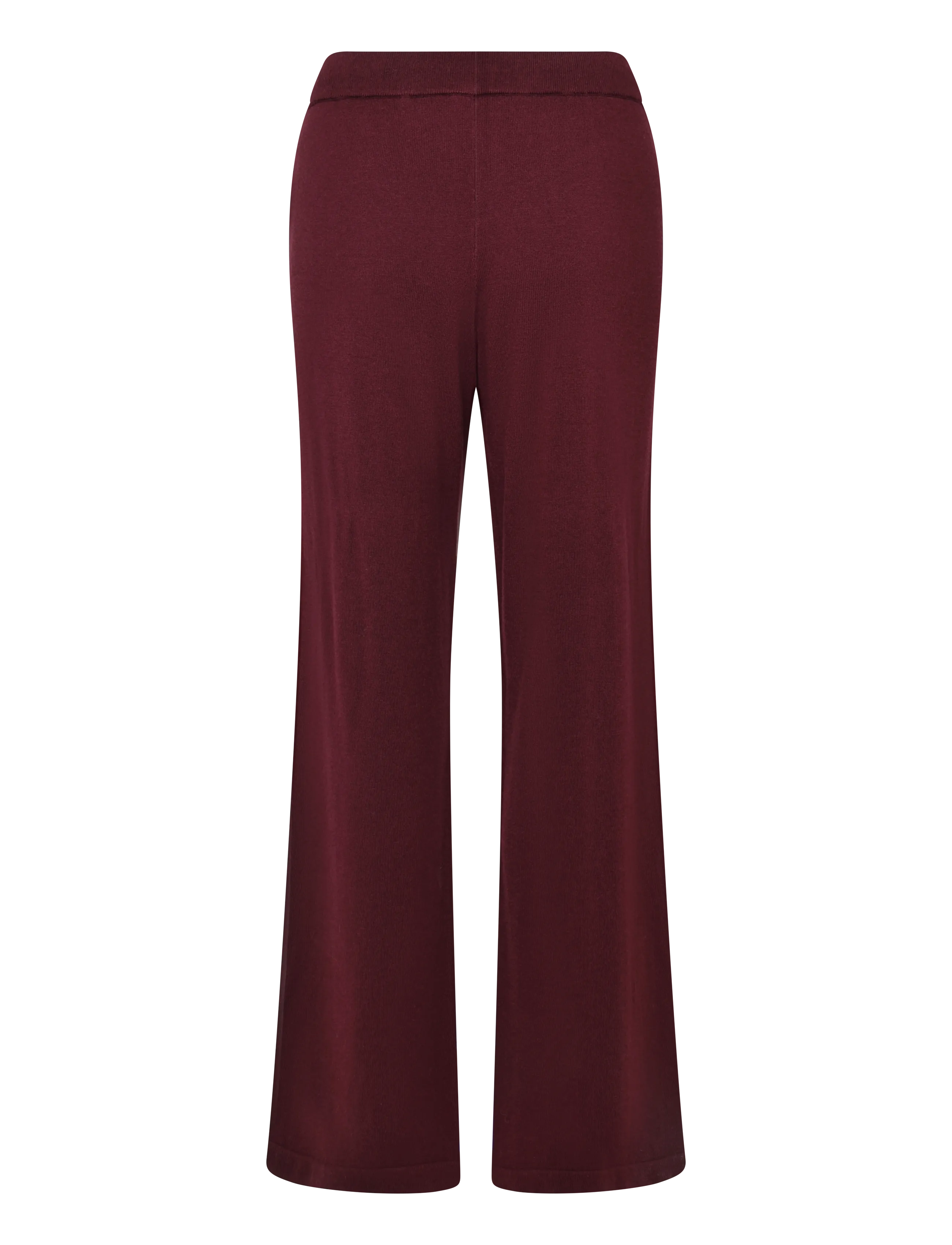 Lexington Clothing - Knitted Lounge Pant - vida byxor - burgundy - 1