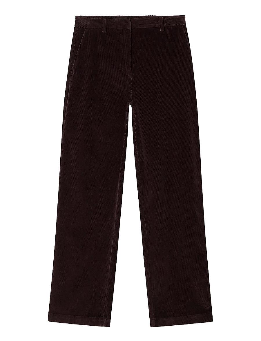Lexington Clothing - Straight Leg Corduroy Pants - dark brown - 0