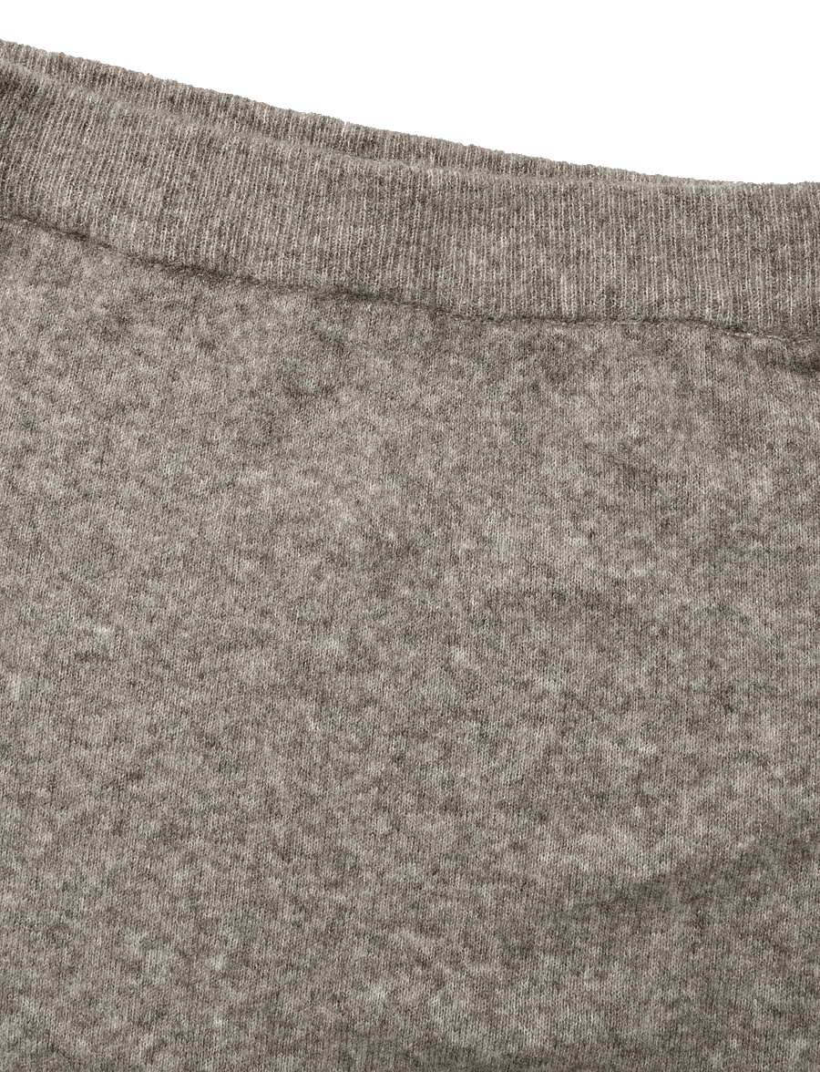 Lexington Clothing - Straight Fit Knitted Skirt - strikkede nederdele - light brown melange - 2