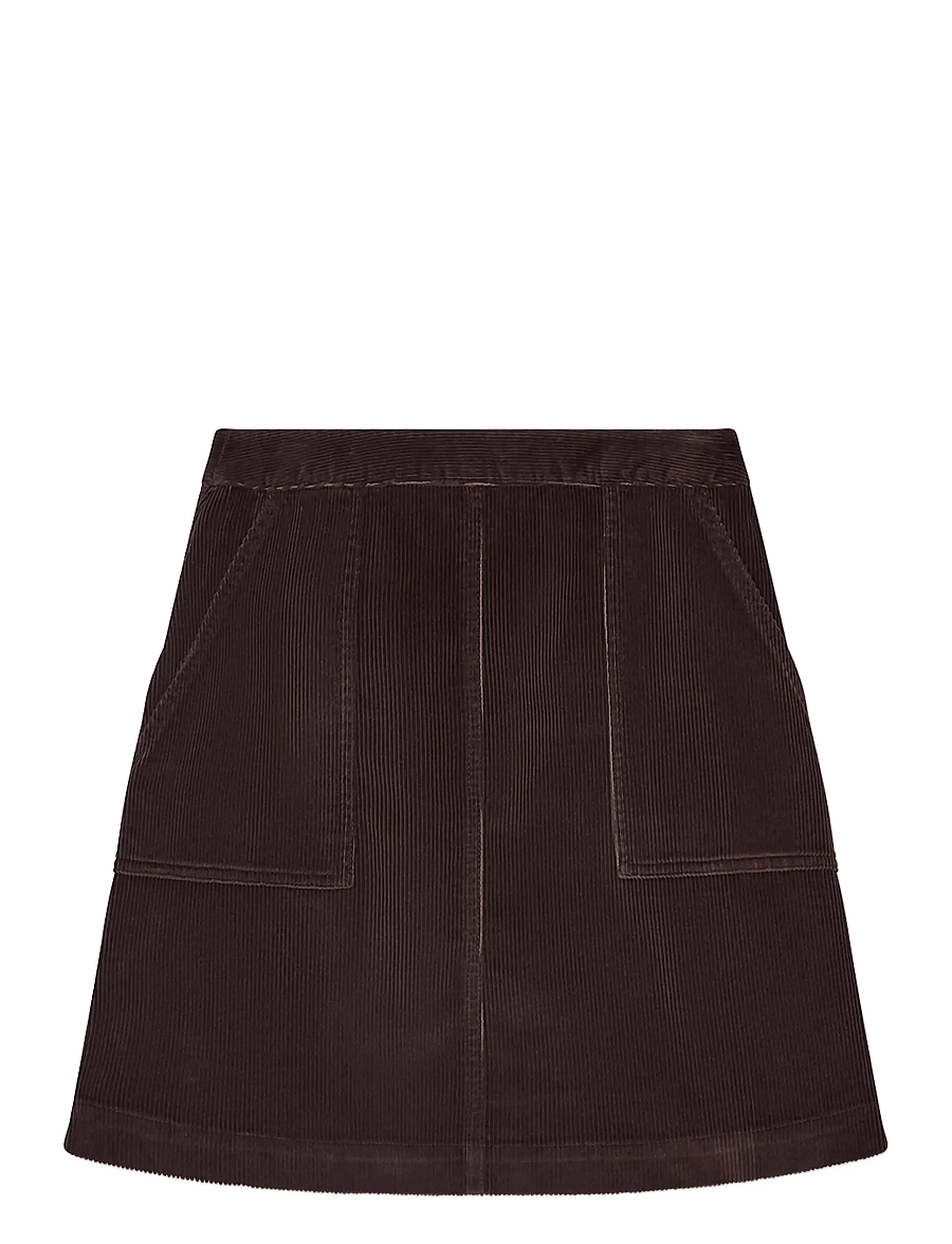 Lexington Clothing - Short Corduroy Skirt - dark brown - 0