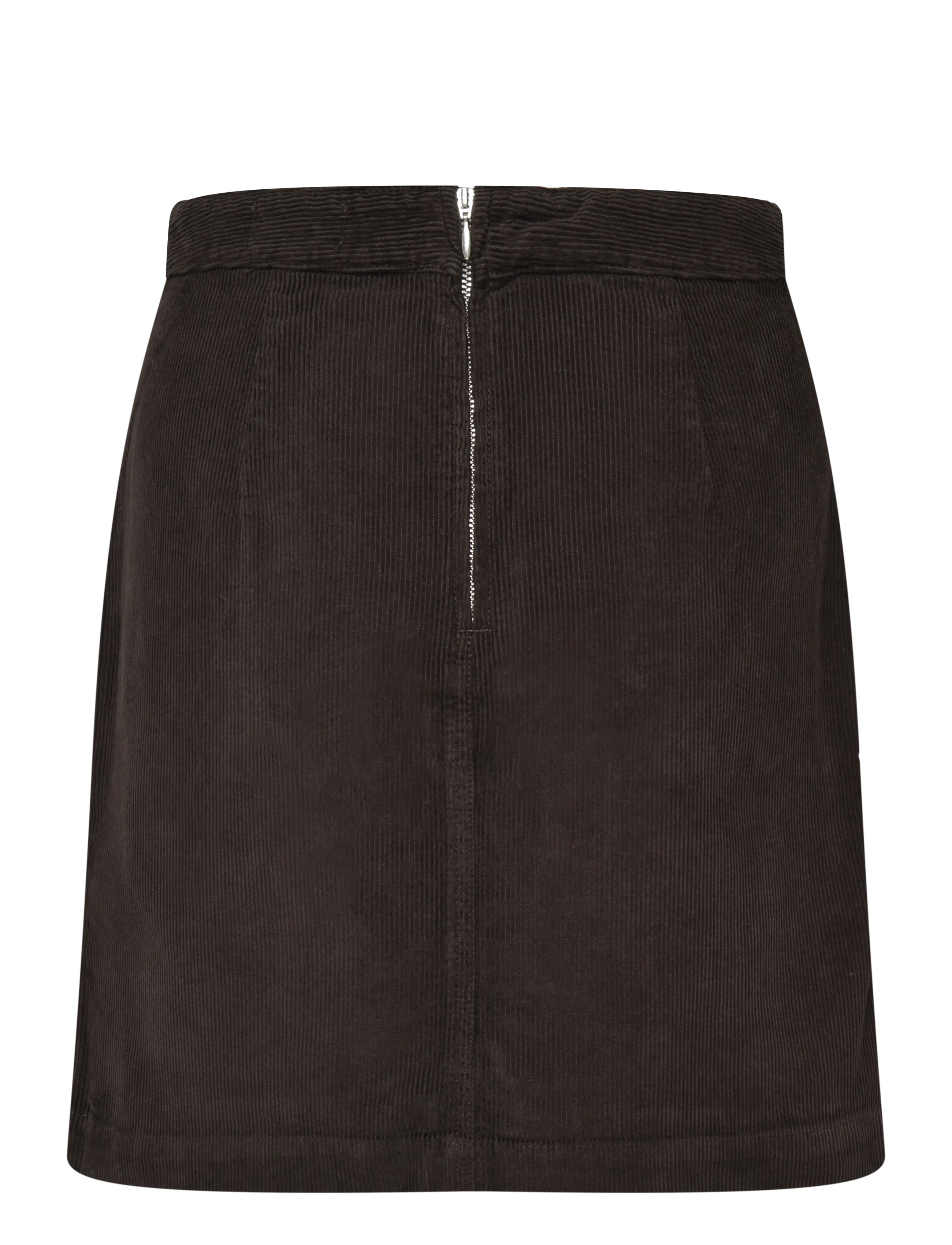 Lexington Clothing - Short Corduroy Skirt - korta kjolar - dark brown - 1