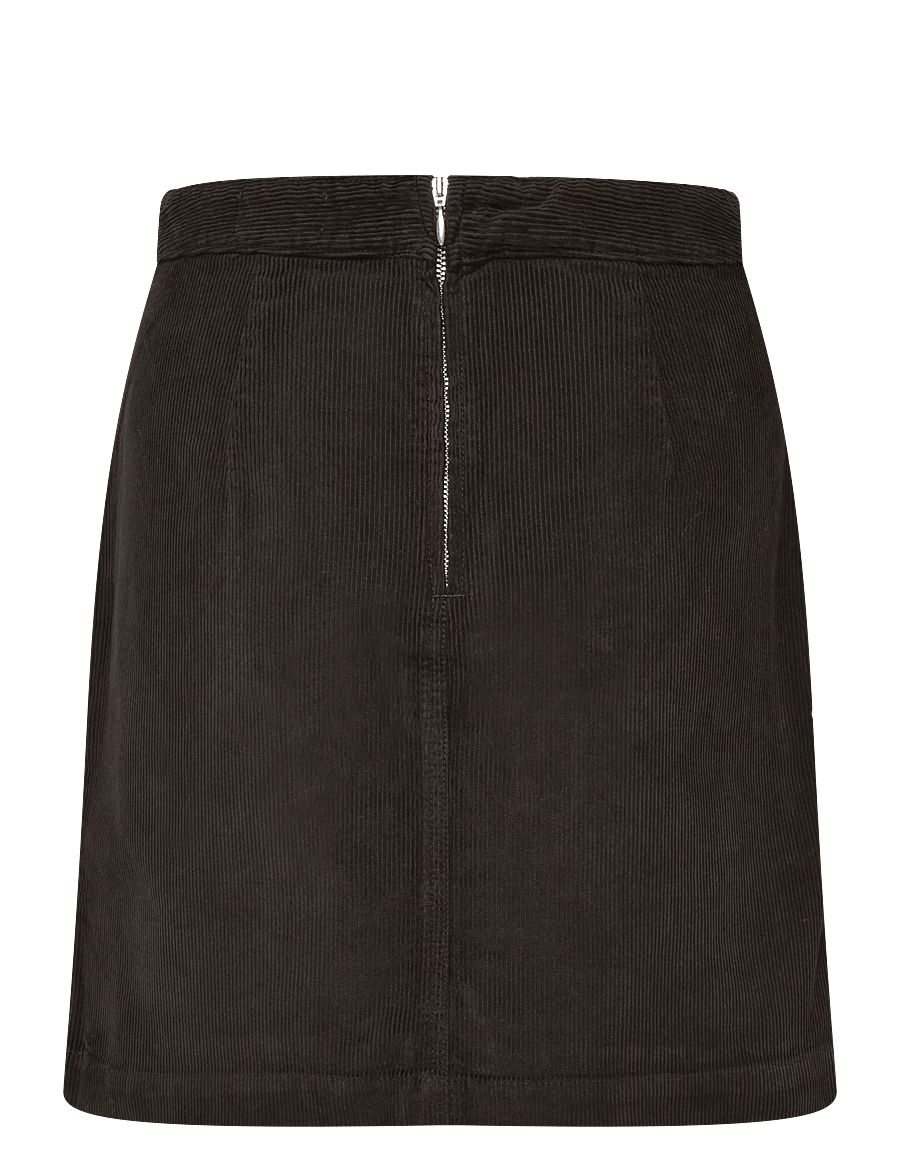 Lexington Clothing - Short Corduroy Skirt - korta kjolar - dark brown - 1