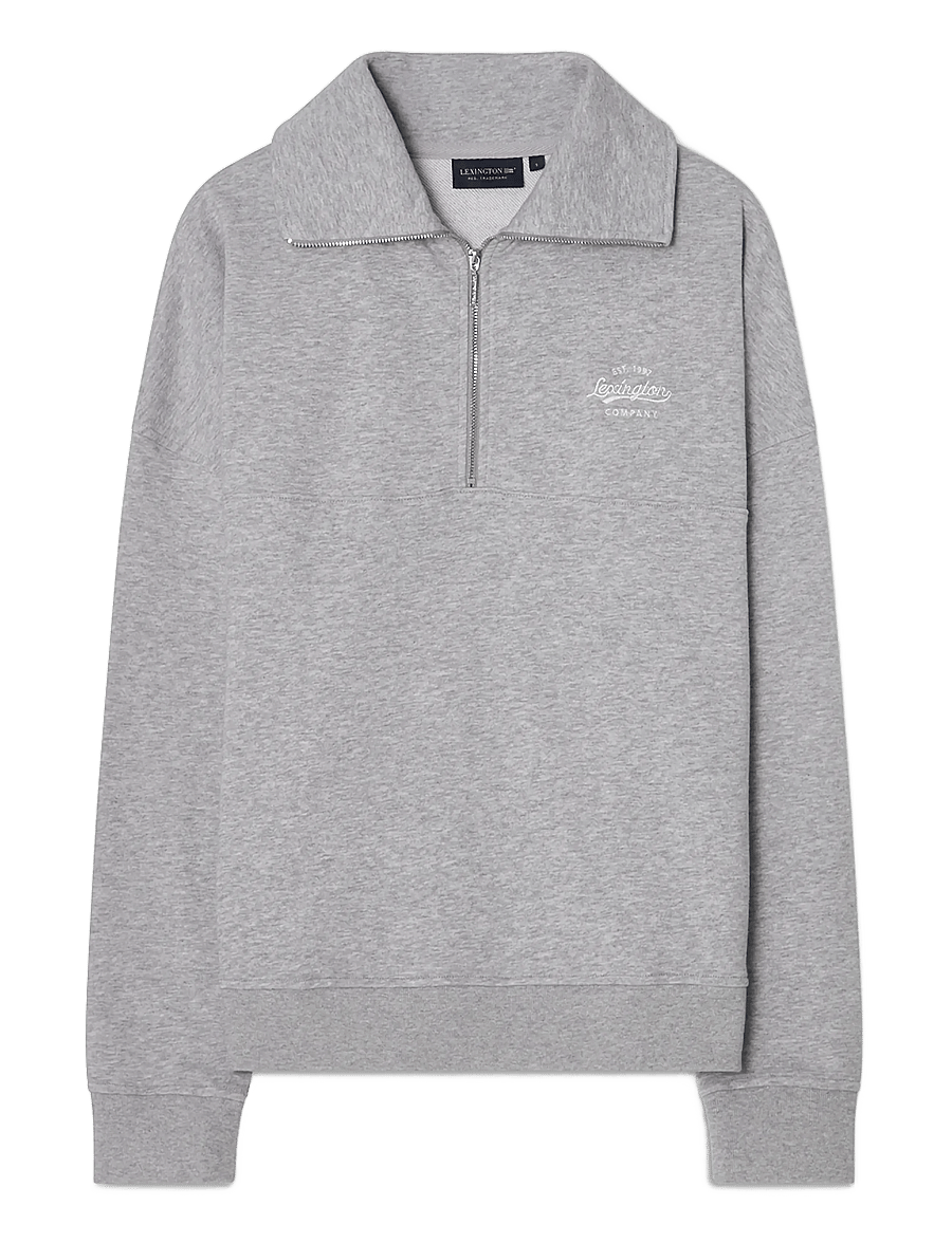 Lexington Clothing - Half Zip Sweatshirt - mode trends - light grey melange - 0