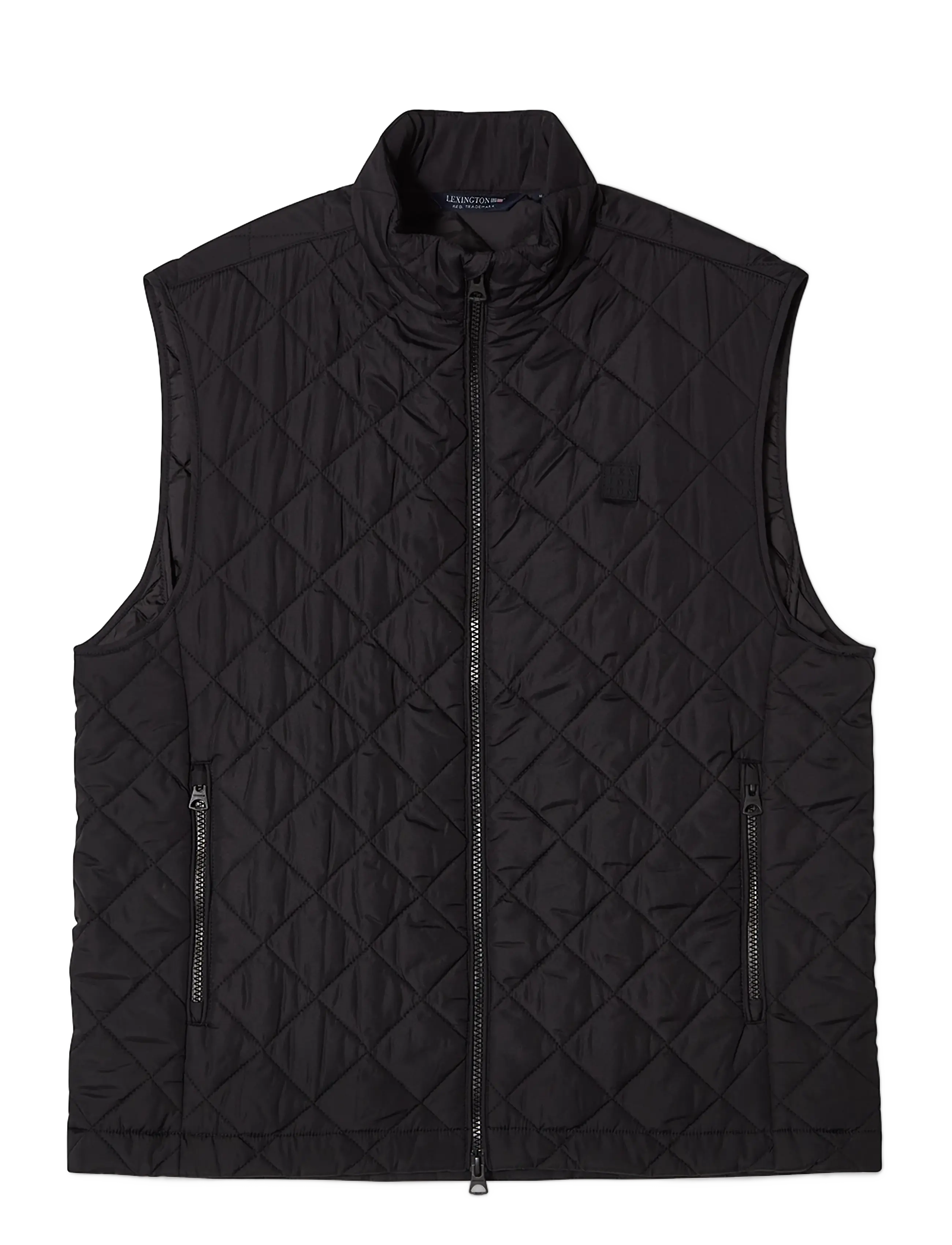 Lexington Clothing Classic Quilted Vest, Quiltet Vest, Sort, Str: M