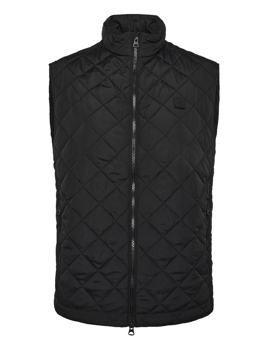 Lexington Clothing - Classic Quilted Vest - vestes - black - 0