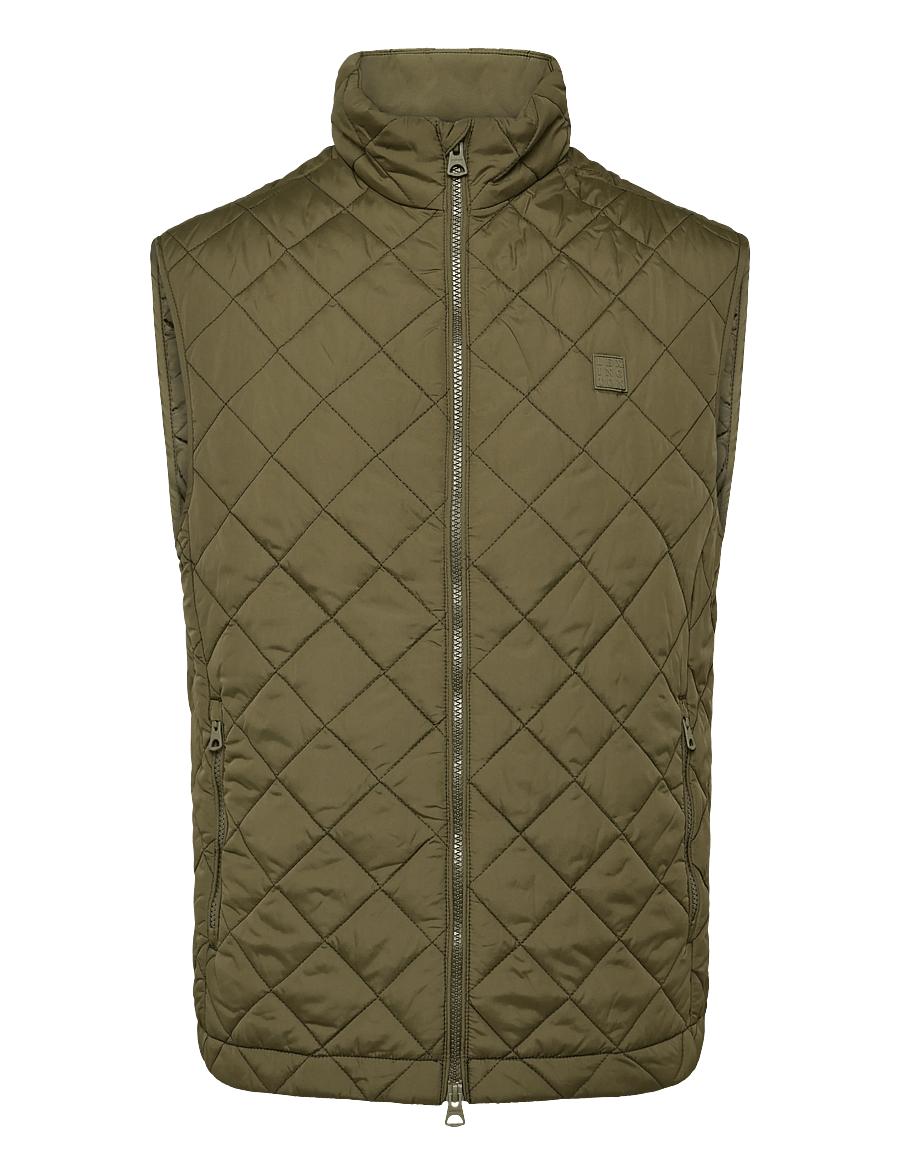 Lexington Clothing - Classic Quilted Vest - veste - green - 0