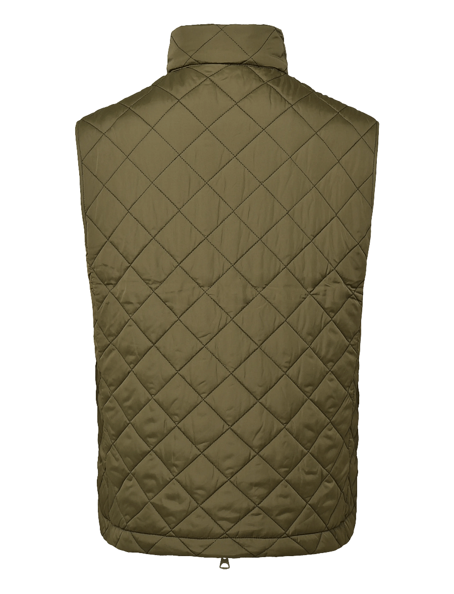 Lexington Clothing - Classic Quilted Vest - veste - green - 1