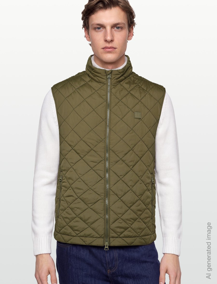 Lexington Clothing - Classic Quilted Vest - vestid - green - 3