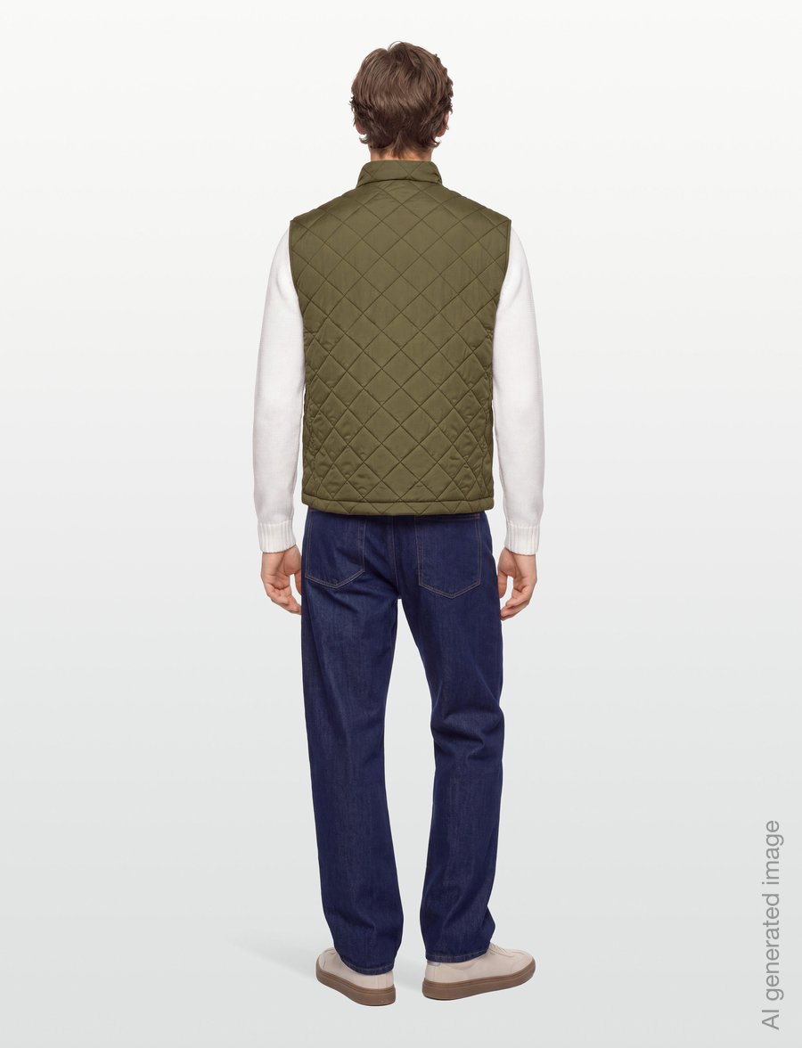 Lexington Clothing - Classic Quilted Vest - vestid - green - 4