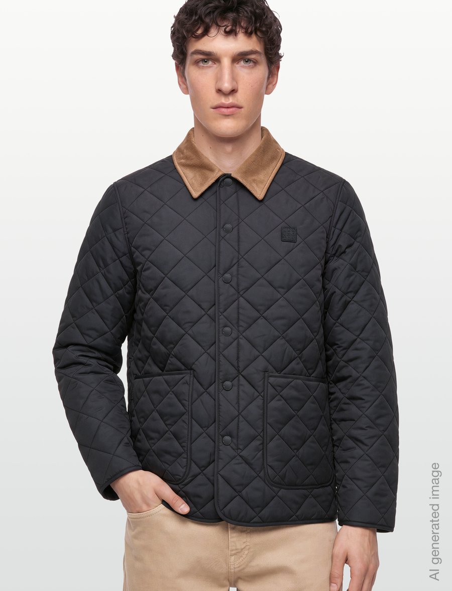 Lexington Clothing - Classic Quilted Jacket - höstjackor - black - 3