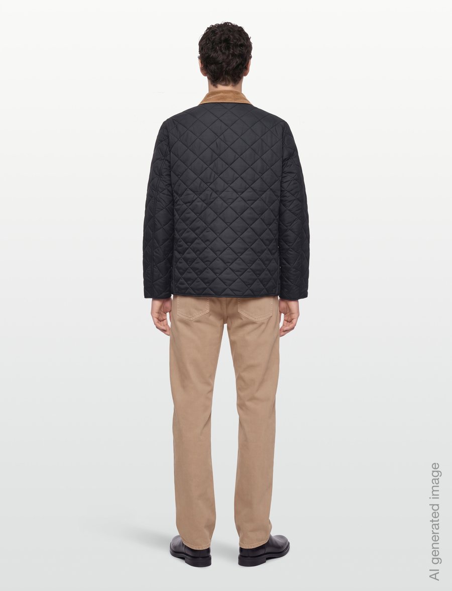 Lexington Clothing - Classic Quilted Jacket - höstjackor - black - 4
