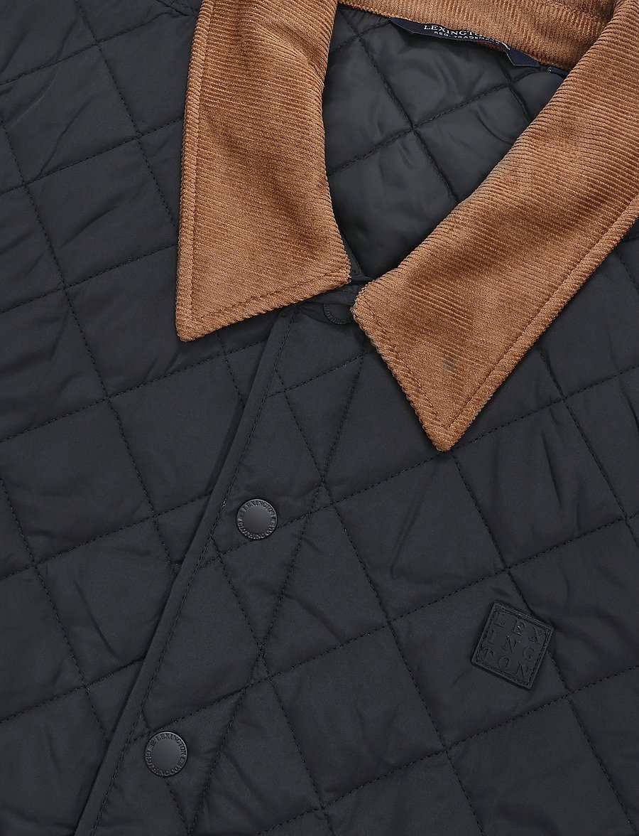 Lexington Clothing - Classic Quilted Jacket - efterårsjakker - black - 2