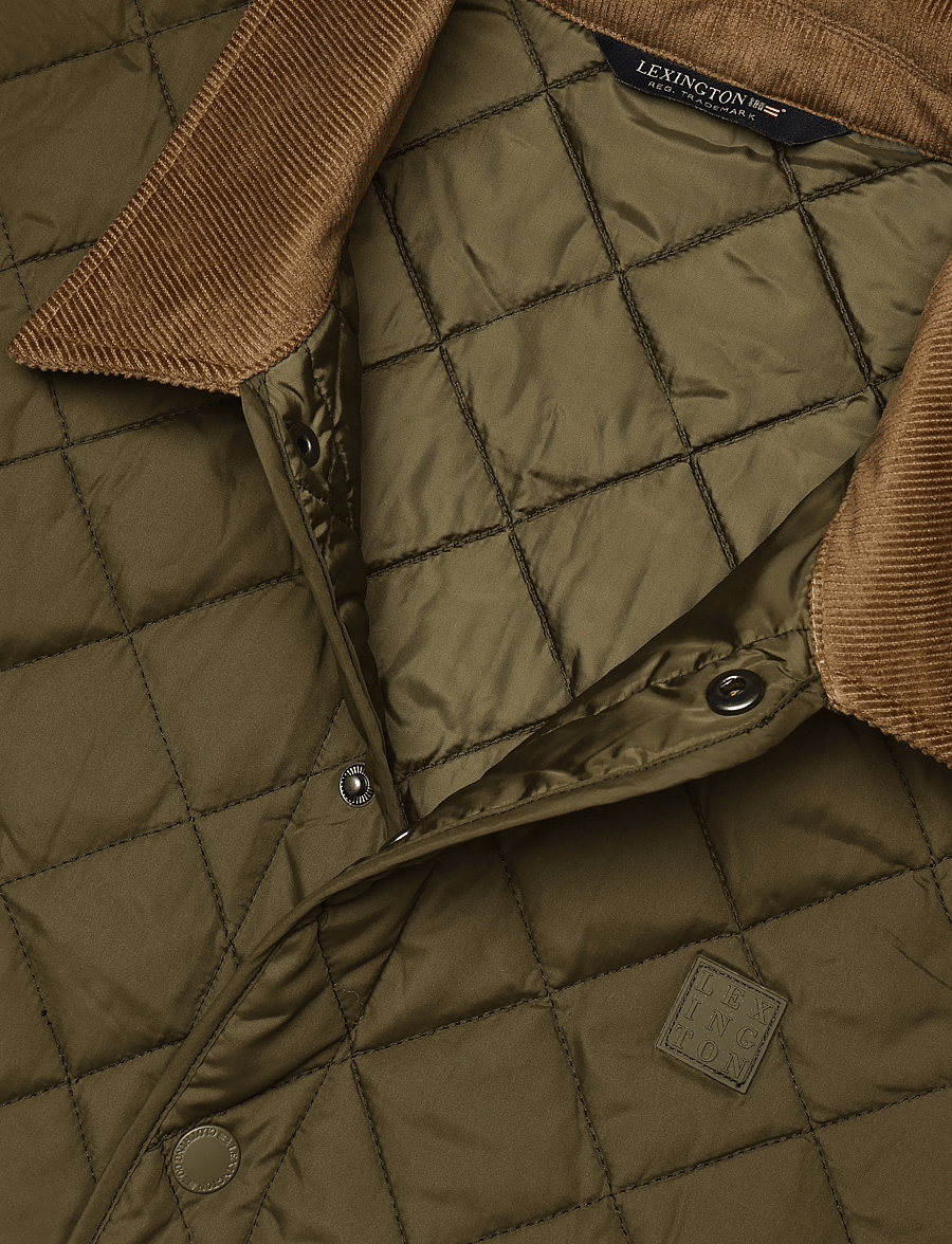 Lexington Clothing - Classic Quilted Jacket - efterårsjakker - green - 2