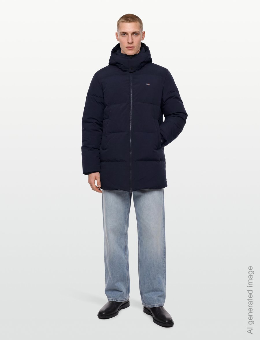 Lexington Clothing - Classic Down Puffer Jacket - vinterjackor - dark blue - 0