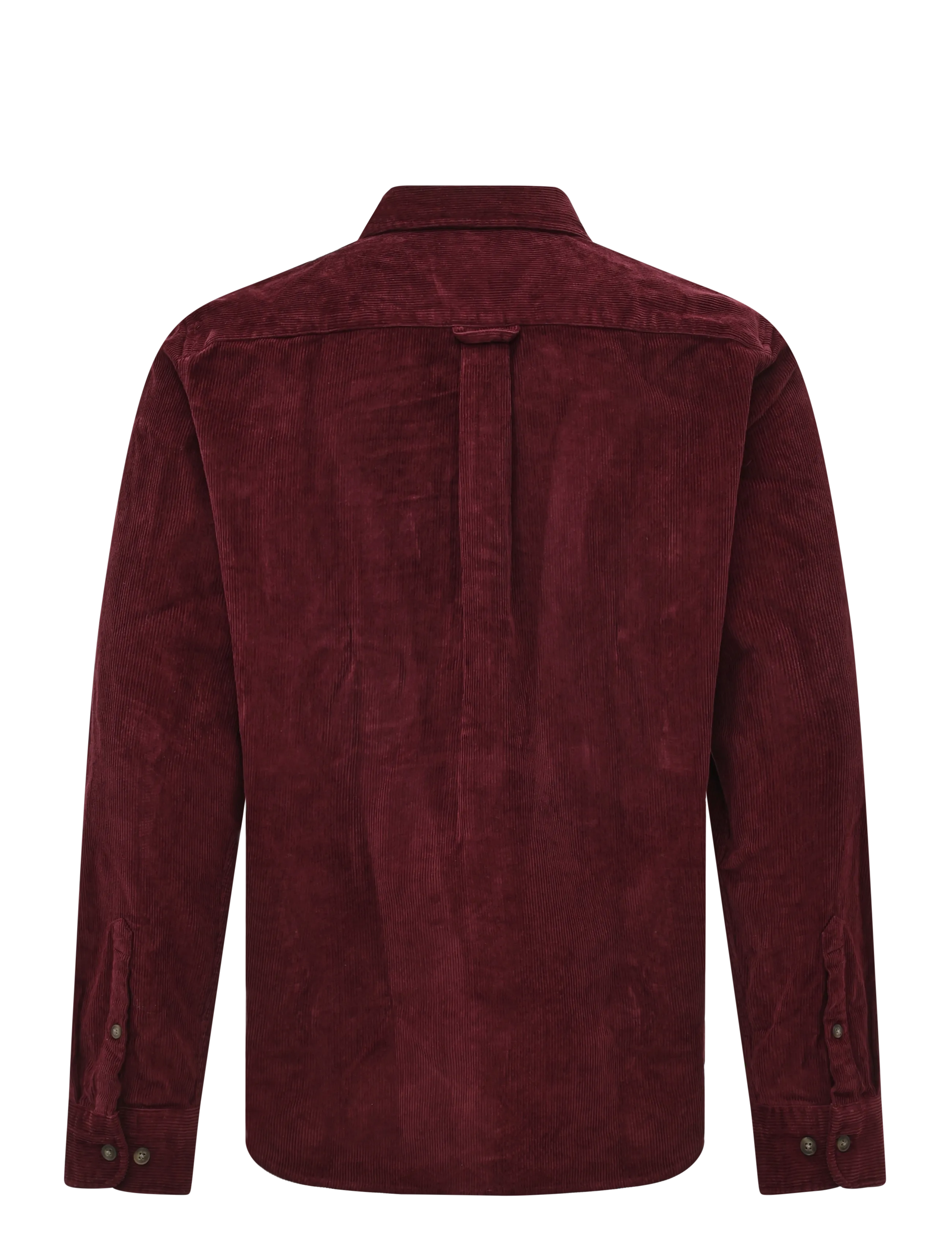 Lexington Clothing - Casual Cotton Corduroy Shirt - kordfløyelsskjorter - burgundy - 1