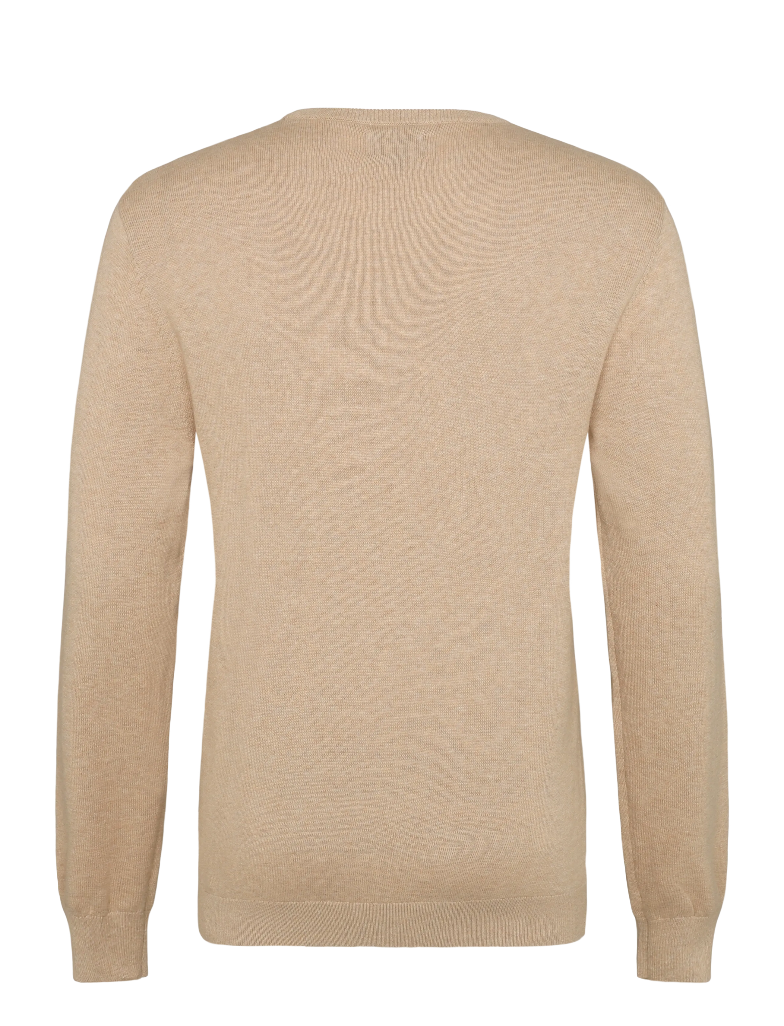 Lexington Clothing - Cotton Crew Knitted Sweater - rundhals - beige melange - 1