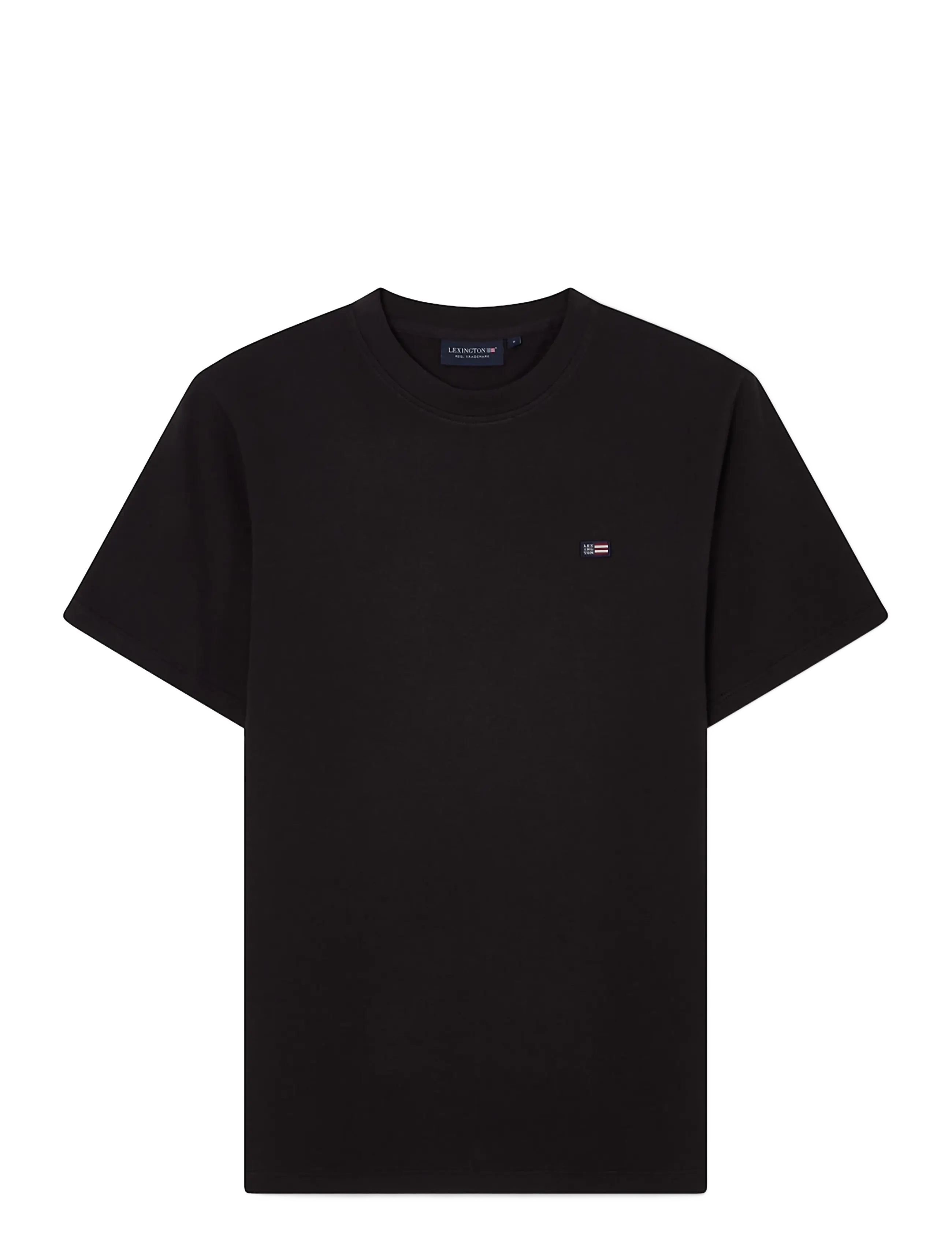 Lexington Clothing Classic Organic Cotton Logo Tee - Lexington Clothing - BLACK / black