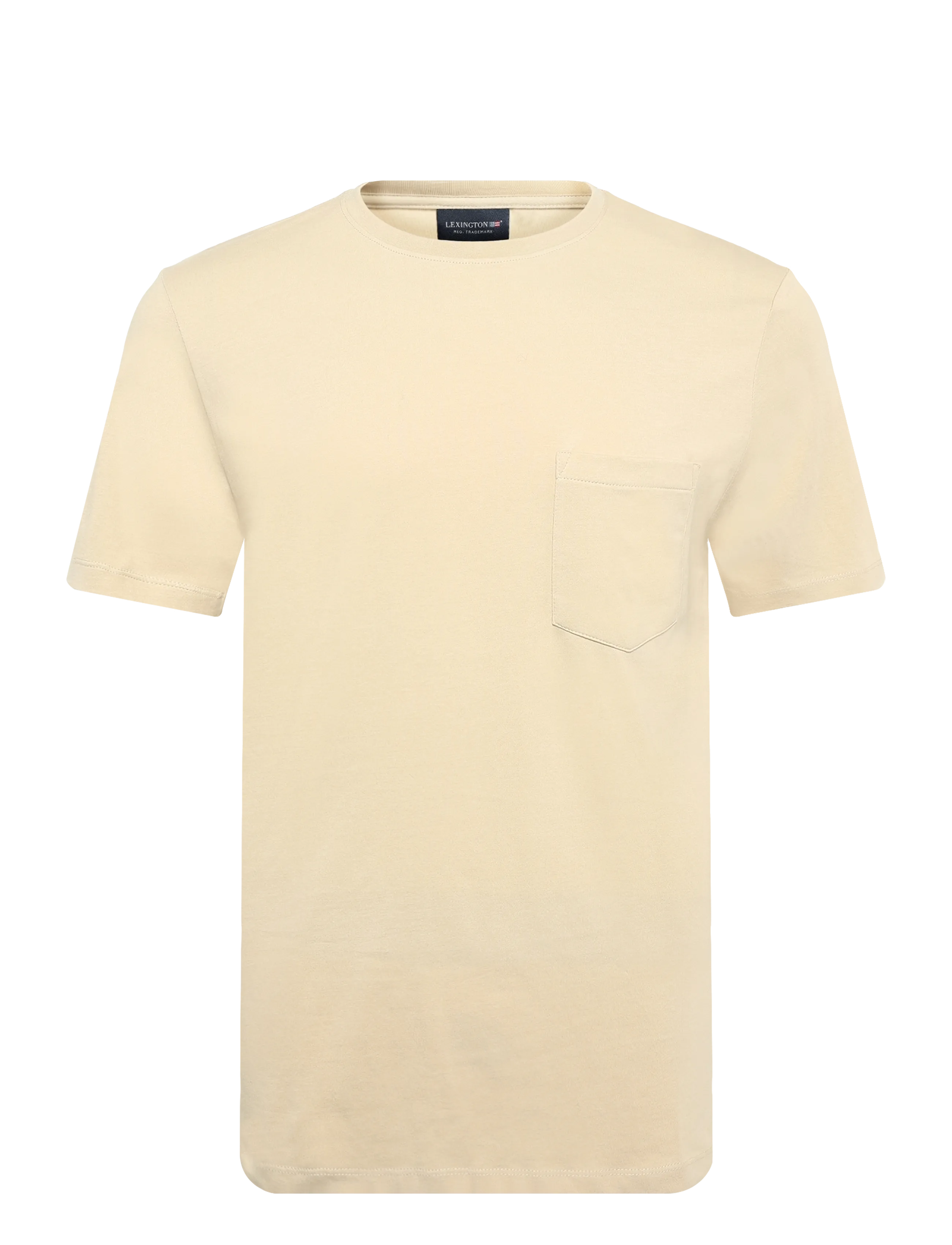 Lexington Clothing Midweight Organic Cotton Tee - Shop efter anledning - BEIGE / beige