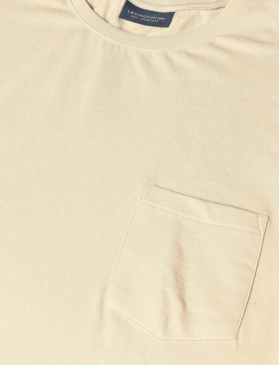 Lexington Clothing - Midweight Organic Cotton Tee - kurzärmelige t-shirts - beige - 2
