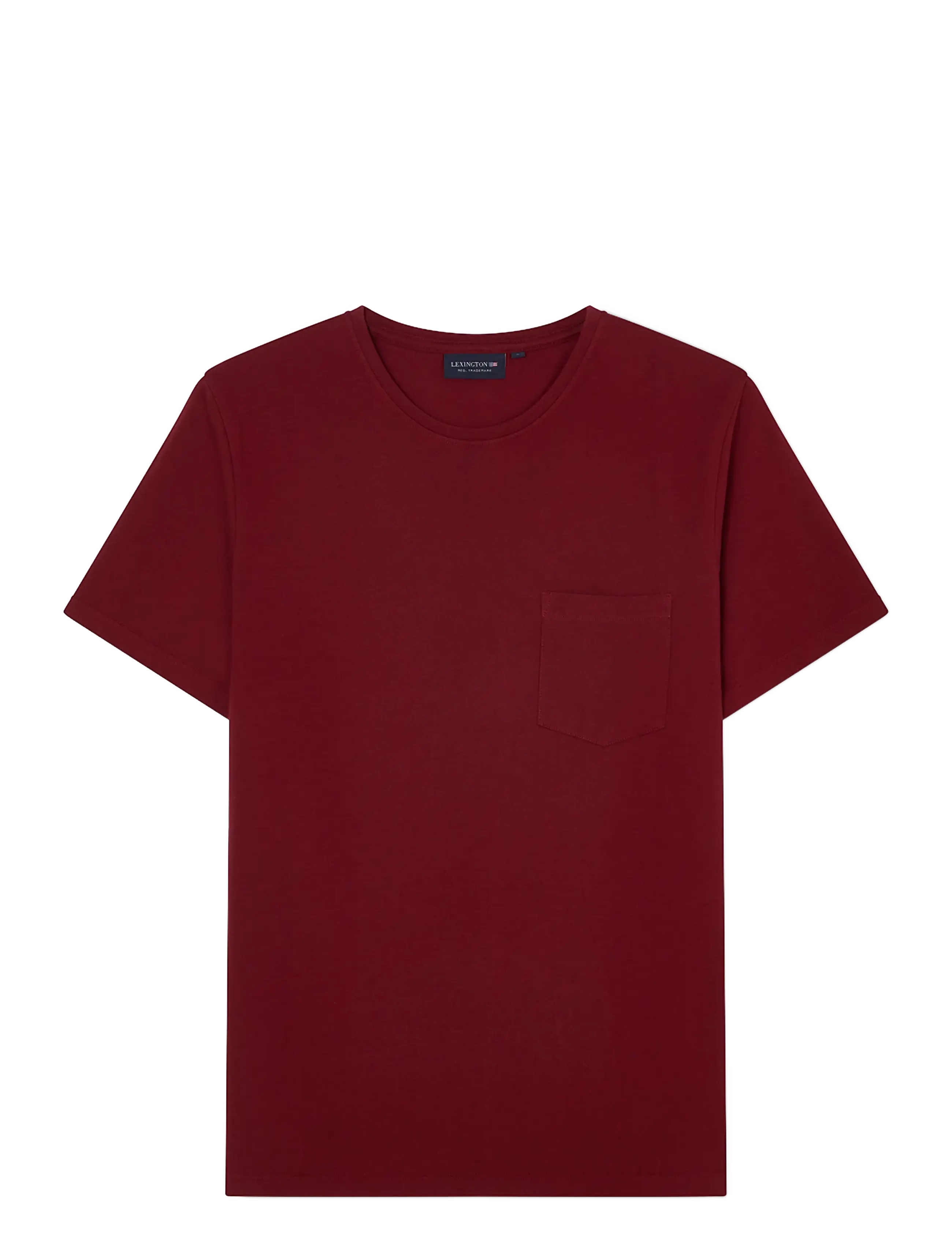Lexington Clothing Midweight Organic Cotton Tee - Lexington Clothing - BURGUNDY / burgundy