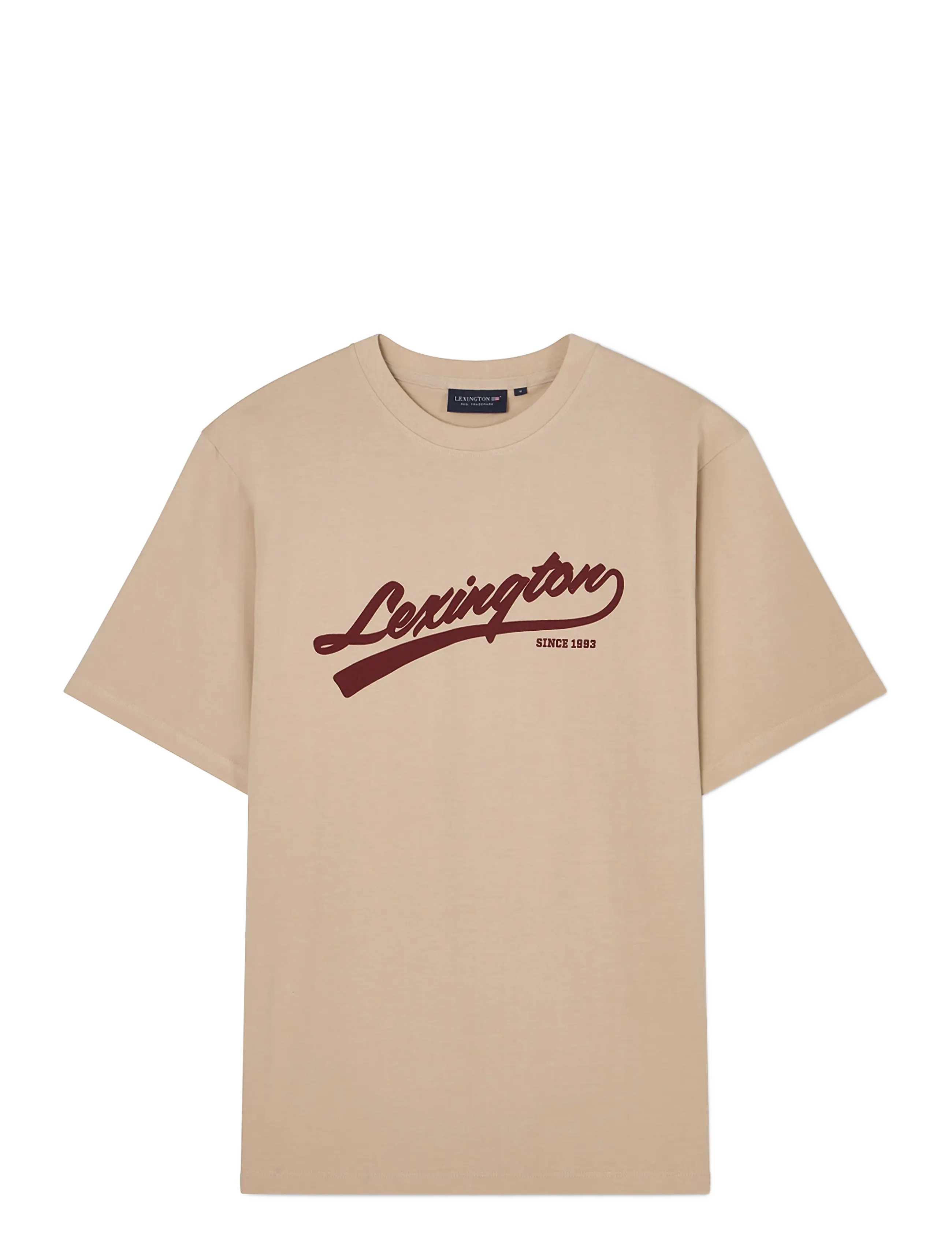Lexington Clothing Graphic Organic Cotton Tee - Lexington Clothing - OFFWHITE / beige
