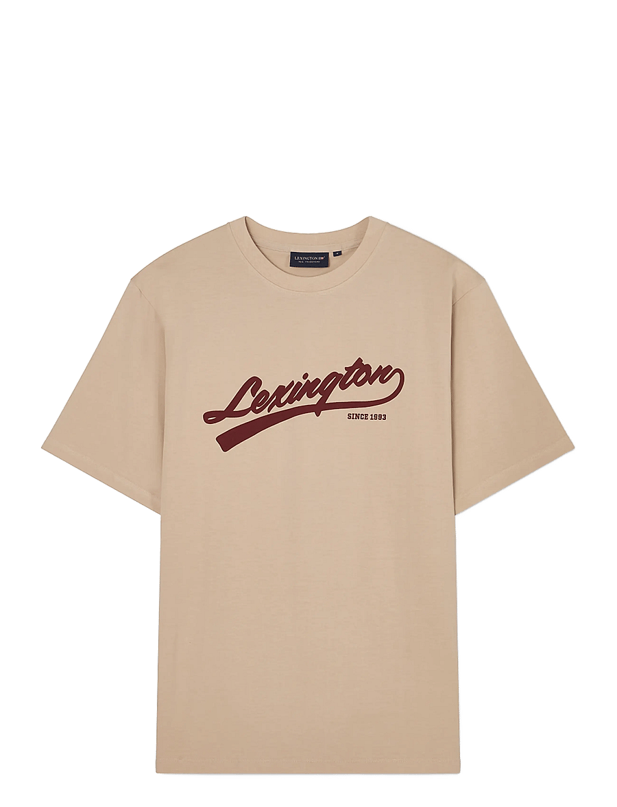 Lexington Clothing - Graphic Organic Cotton Tee - offwhite - 0
