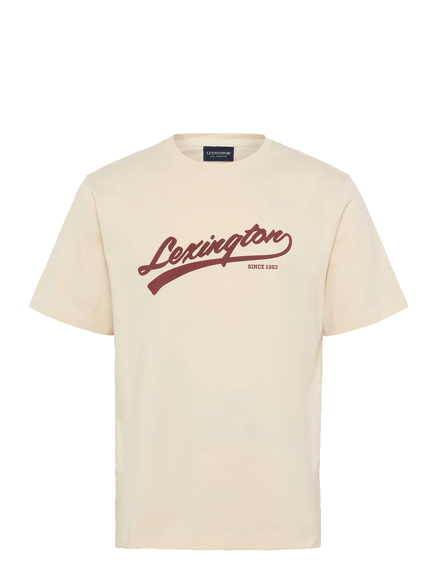 Lexington Clothing - Graphic Organic Cotton Tee - t-krekli ar īsām piedurknēm - offwhite - 1